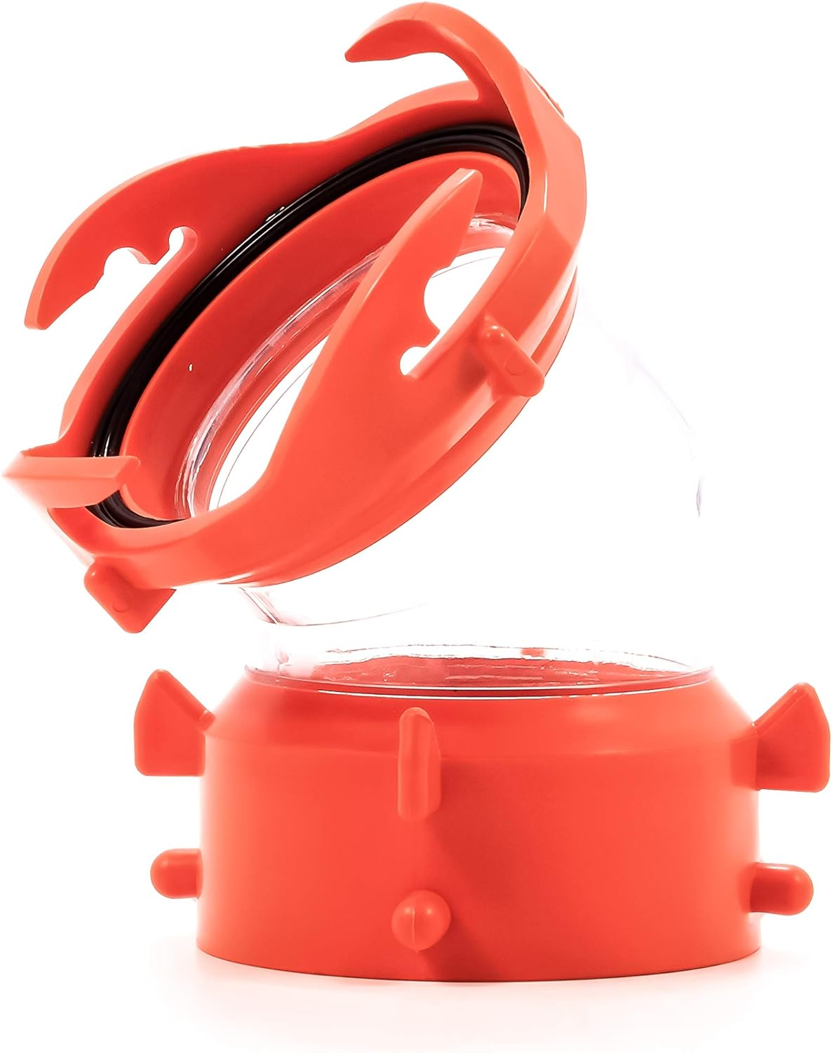 Camco Rhinoflex Clear 45 Degree RV Sewer Hose Swivel Fitting- Allows You to See When Tank Is Empty, Odor Protection; Durable and Secure Connection (39847) image number 3