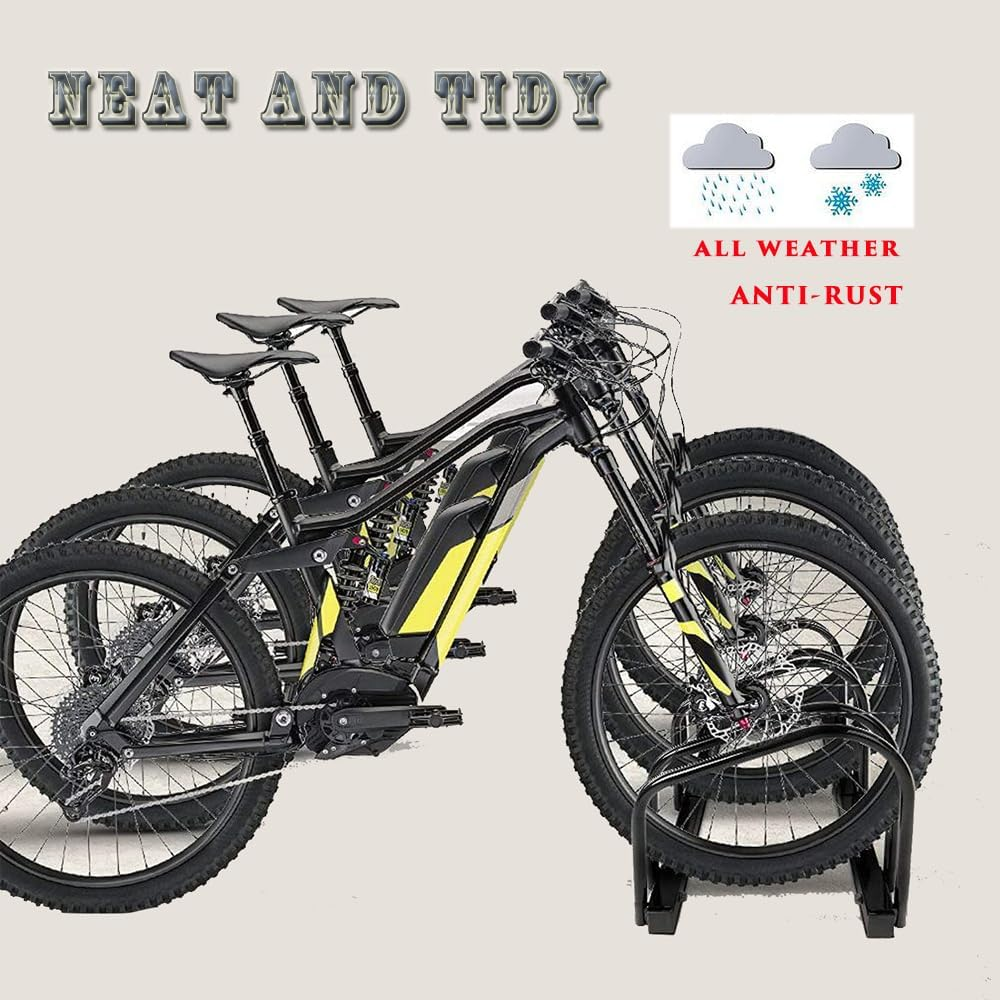 Elora Bicycle Upto 5 Bike Stand Rack Storage Floor Parking Holder Cycling Portable Stands image number 1