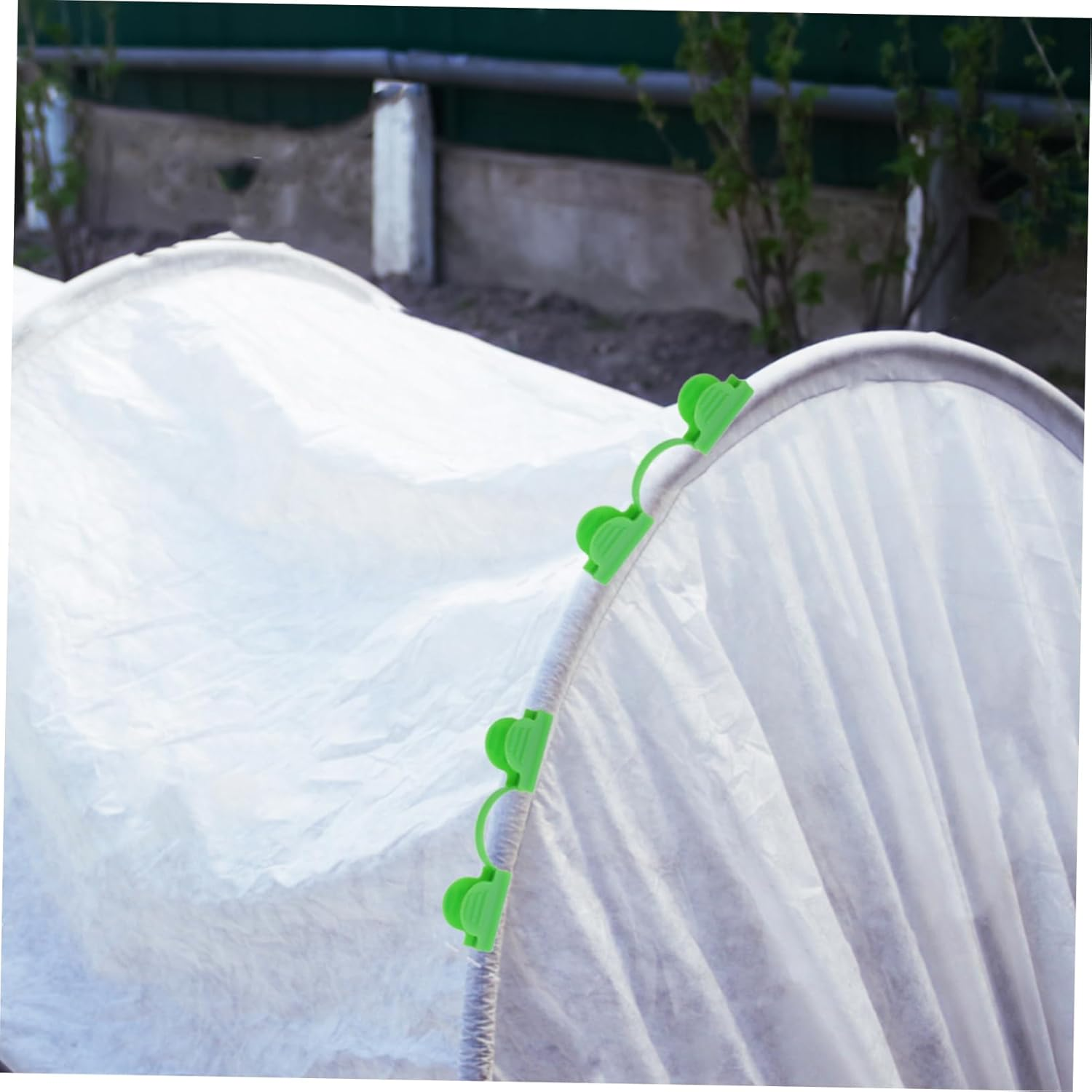 Happyyami Greenhouse Hoops Grow Tunnel, 18Pcs Arch Set for Garden Accessories, Raised Beds Row Cover Frame, Plant Protection Stakes for Outdoor Gardening image number 1