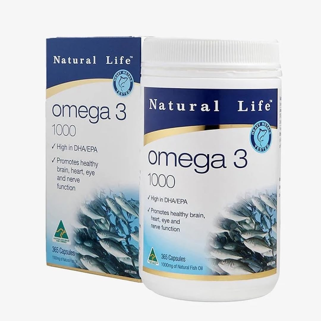 Natural Life Omega 3 1000Mg 365 Caps image number 1