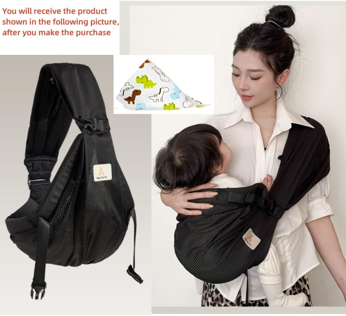 Baby Toddler Sling Carrier Lightweight Hip Slings Carrying Non-Slip Side Kid Holder Chest Wrap 0-12 Months Infants & Toddlers Newborn Sling, Nursing Outdoor Travel Breathable