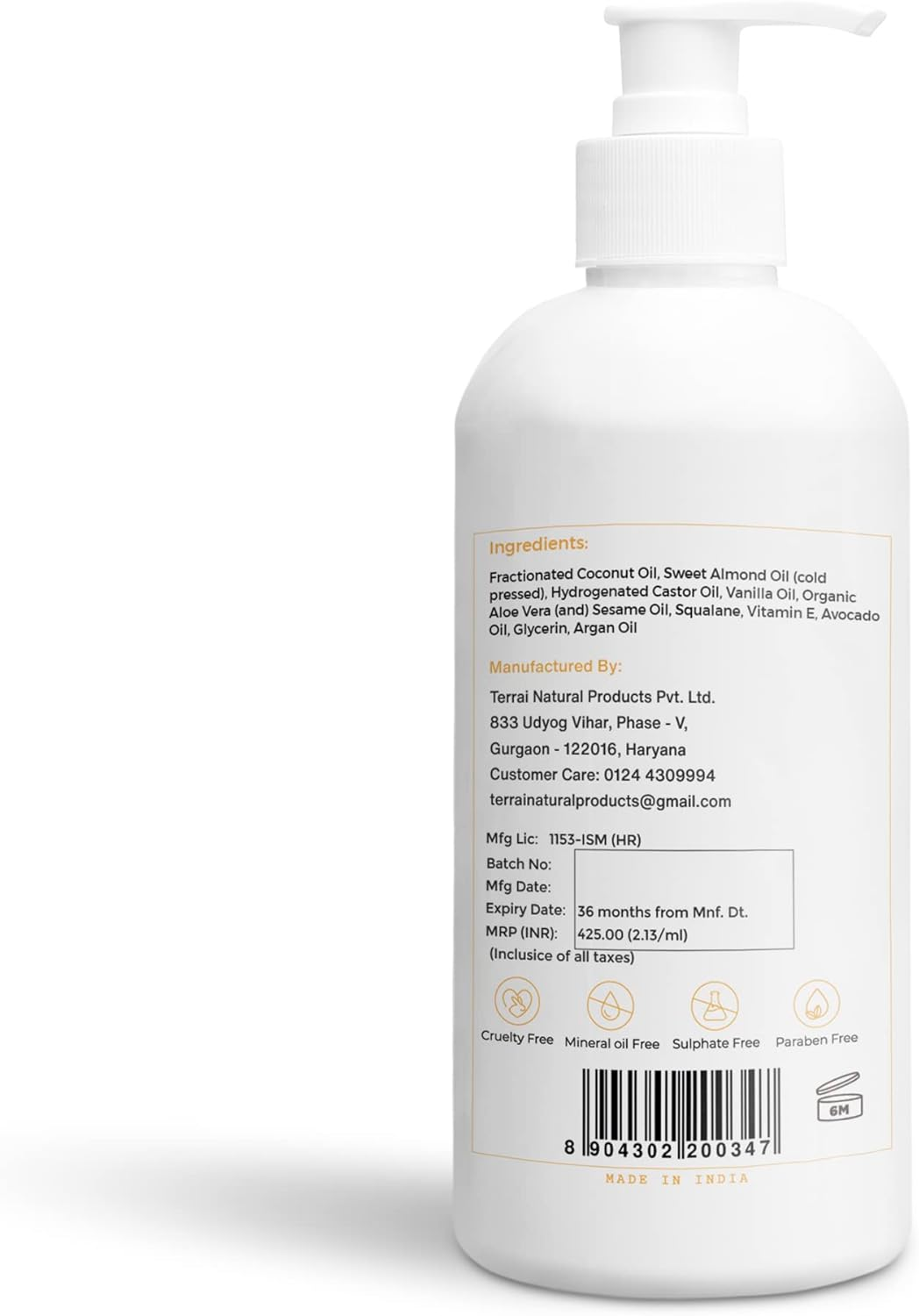 Terrai after Bath and Body Massage Oil | Luxury Oil | for Glowing and Healthy Skin | Pack of 2 (300Ml Each) image number 2