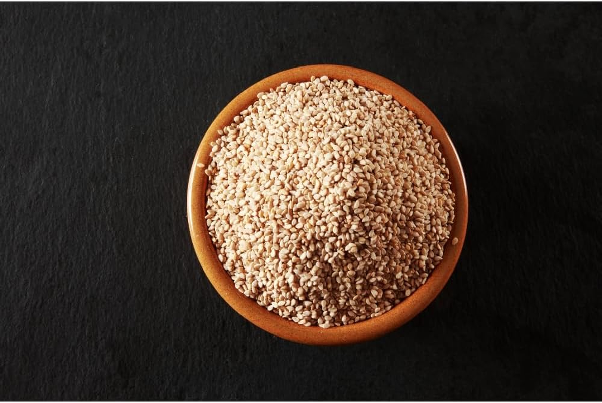 Heng Fai White Sesame Seeds | Organic Protein and Fiber Rich Superfood | Nutty Flavour for Baking, Cooking, and Topping Dishes | Natural Source of Healthy Oils | Premium Quality Food Ingredient 500G image number 1