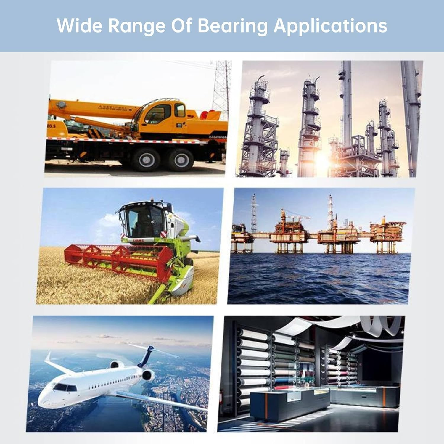 Zinc Alloy Seated Bearing, KP004 Pillow Block Bearings, Ball Block Bearing Bousing for Automotive and Industrial Applications (Inner Diameter 20Mm) image number 6