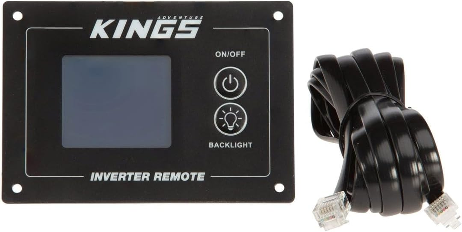 Kings Inverter Remote Display| Backlit LCD Screen | Remote Control and Display | Easy Mounting Options image number 3