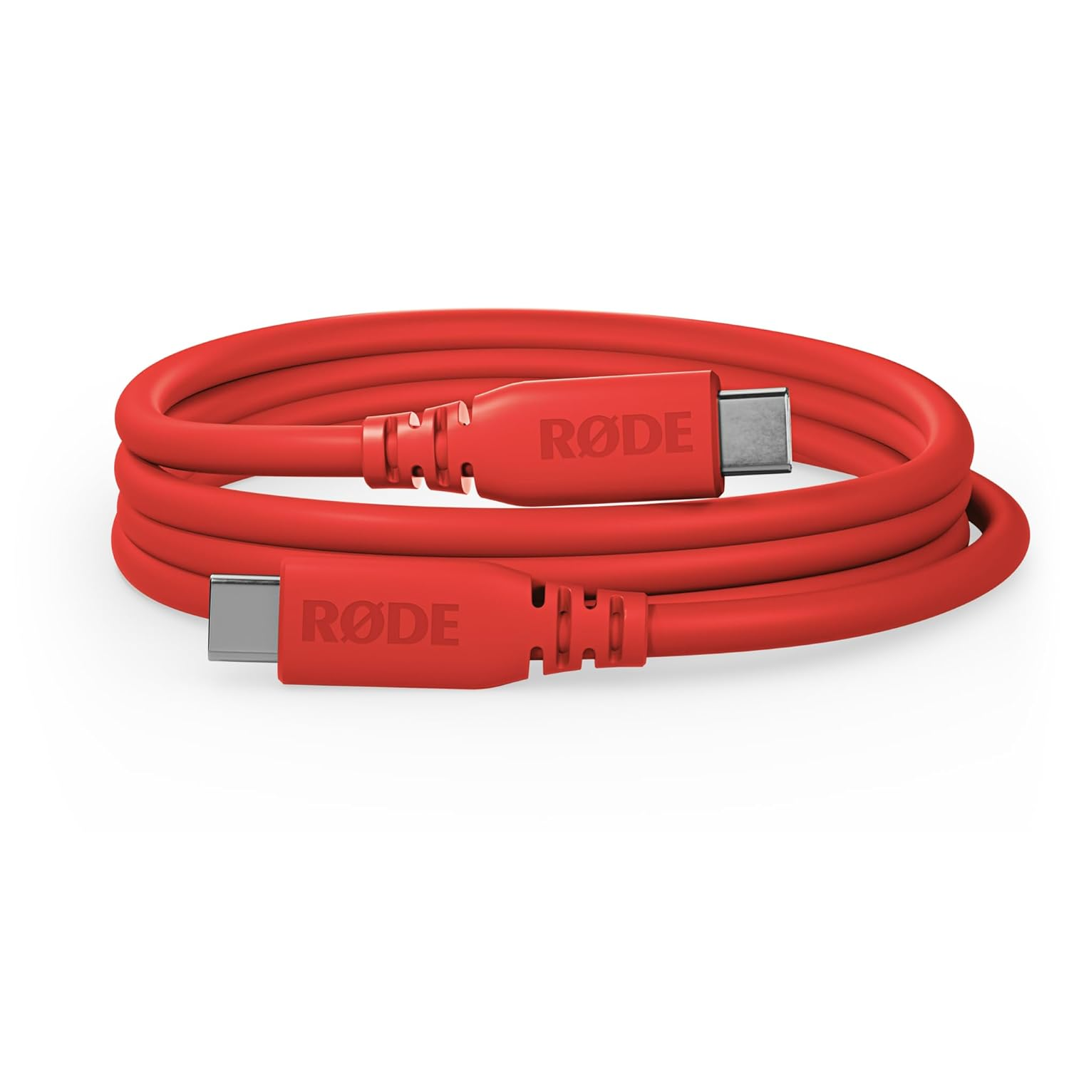 R&Oslash;DE SC27 Superspeed USB-C to USB-C Cable for Fast Data Transfer up to 5Gbps and 60W Power Supply (2M, Red) - Blue image number 2