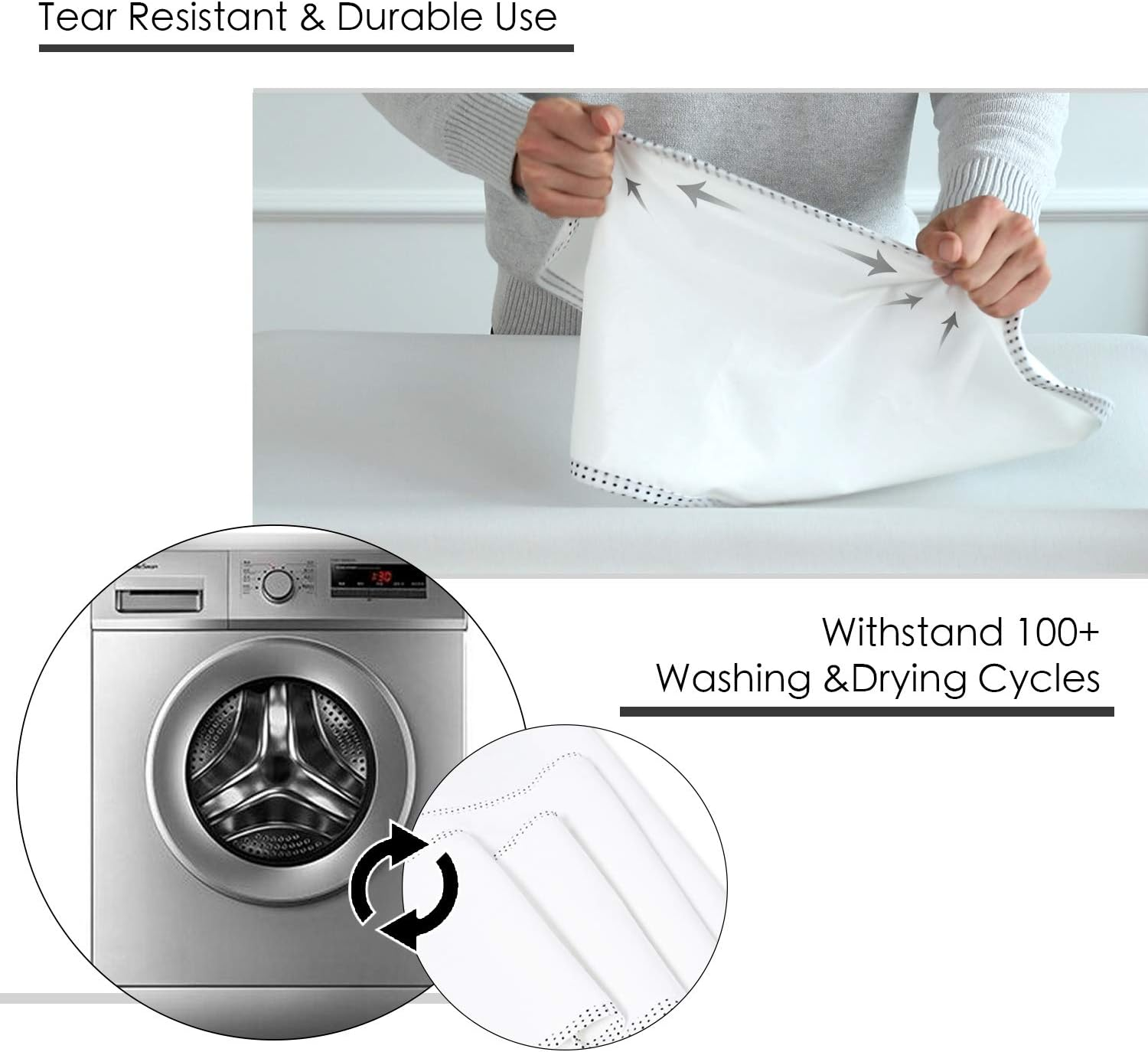 TILLYOU TPU Flannel Waterproof Changing Pad Liner and Covers Diaper Changing Pads for Baby Size 11.5X23 6 Count