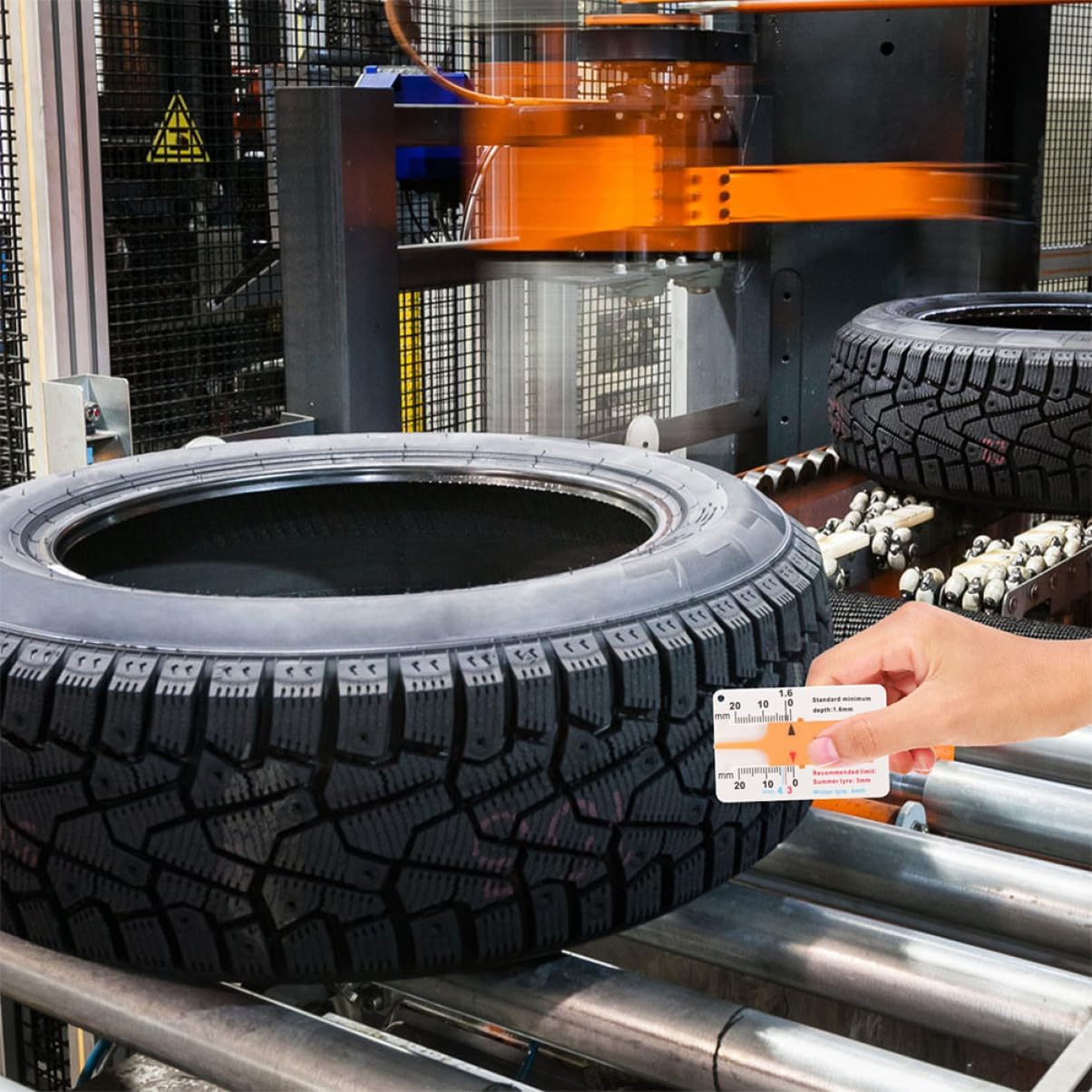 PENIKOKO 3Pcs Tire Tread Depth Gauge Tool Precision Measuring Instrument for Accurate Automotive Tire Thickness Compact and Lightweight for Home And image number 4