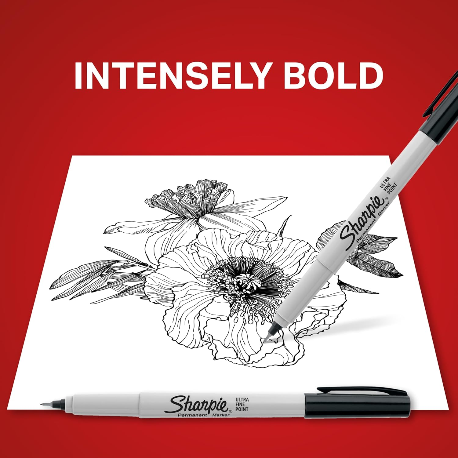 Sharpie Ultra Fine Marker, Black (Pack of 2) image number 5