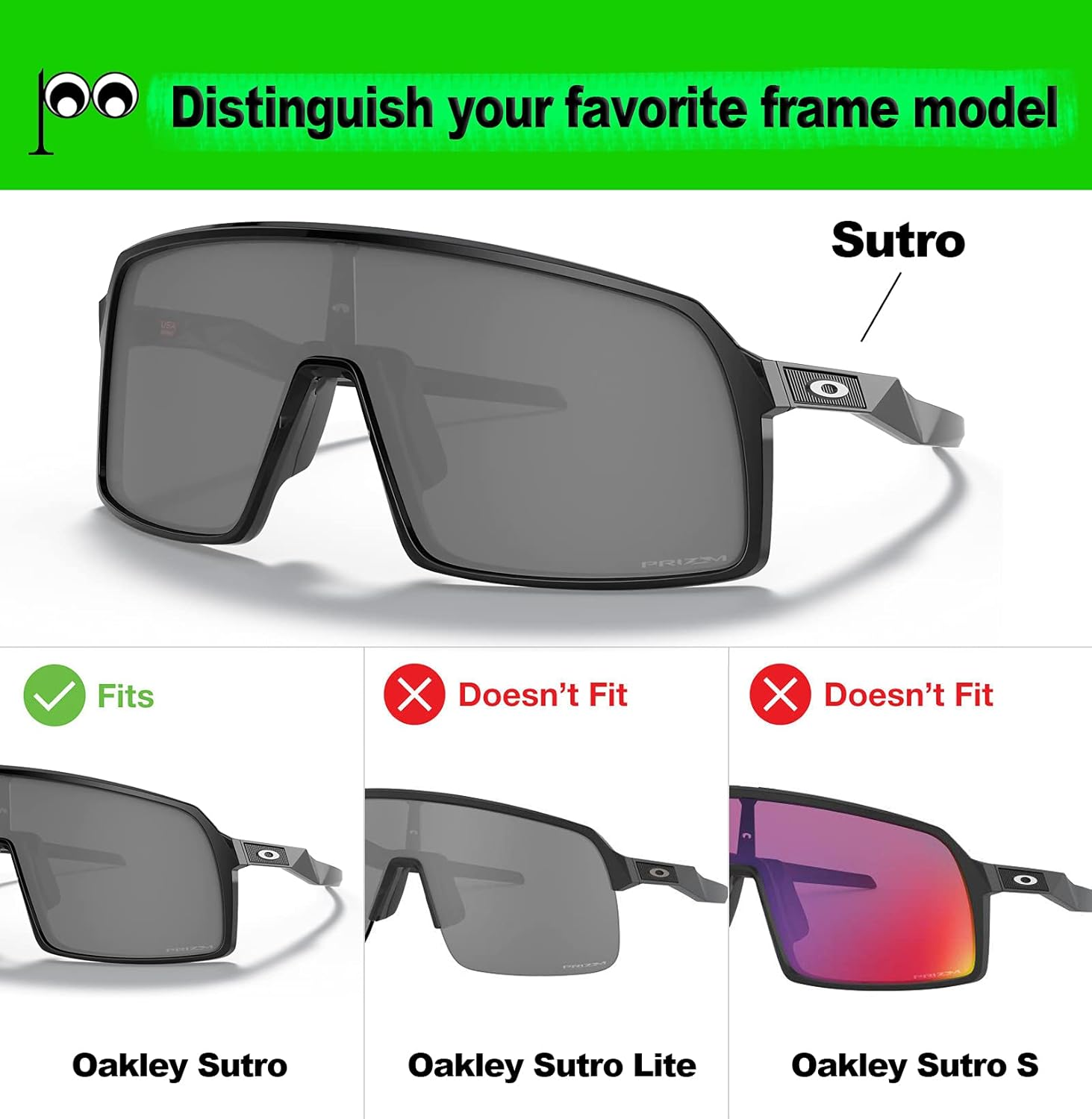 Polarized Replacement Lenses for Oakley Sutro Sunglasses OO9406 - Multi Options image number 4