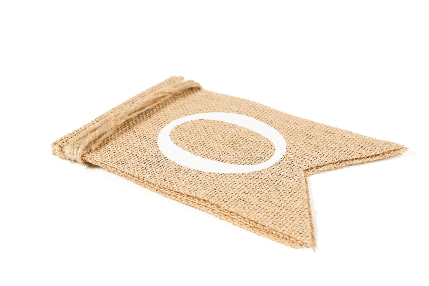 LOVENJOY 1St Birthday Decorations Rustic Burlap Banner for Baby Boy Girl One Year Old Celebration Handmade, Pre-Strung,White image number 5