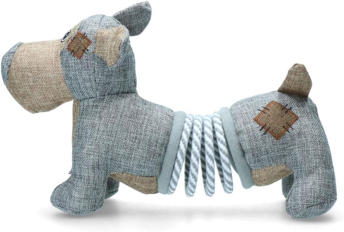 Country Dog Buster with Spring Plush Dog Toy