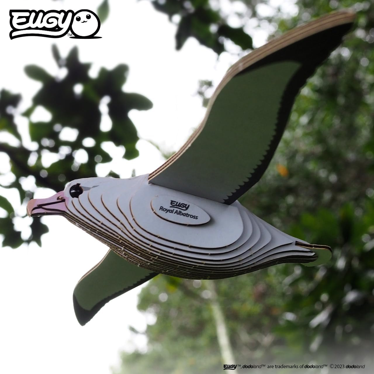 EUGY 097 Royal Albatross 3D Puzzle - 25 Piece Eco-Friendly Educational Toy Puzzle for Boys, Girls & Kids Ages 6+ image number 6