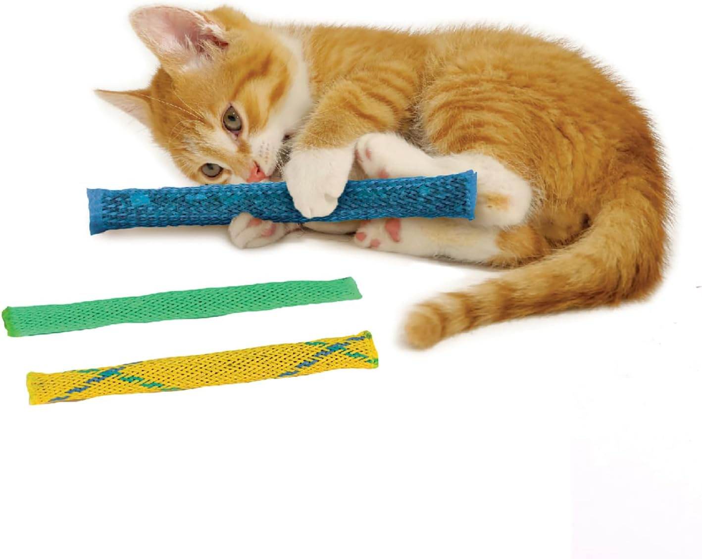 Pioneer Pet Nip Nibblers Catnip Toy &ndash; 3 Pack &ndash; Catnip Filled Toys for Indoor Cats -Teething Toy for Kittens That Bite and Chew image number 4
