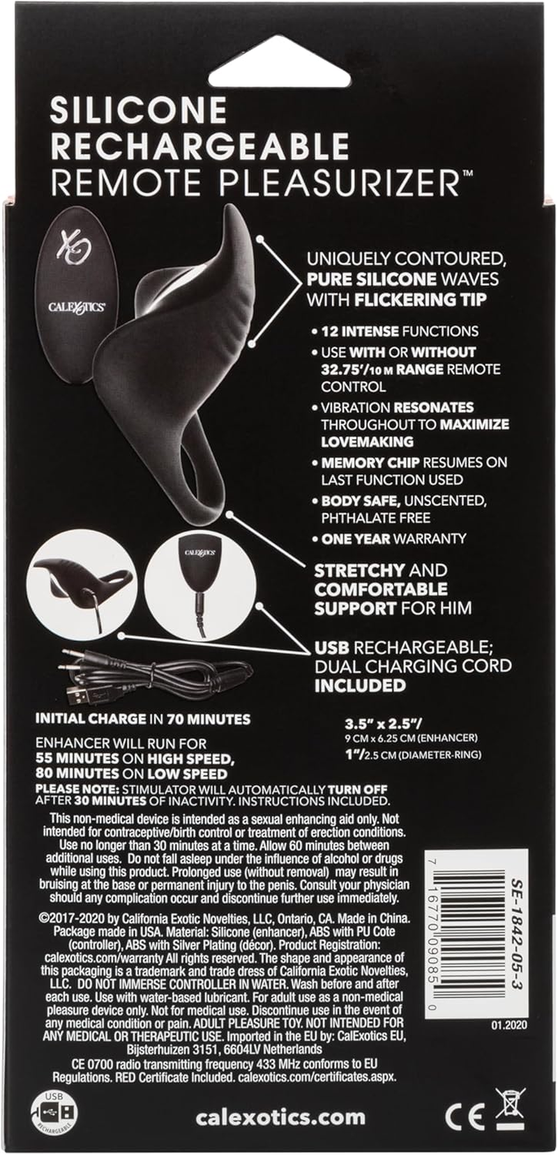 Silicone Rechargeable Remote Pleasurizer image number 4