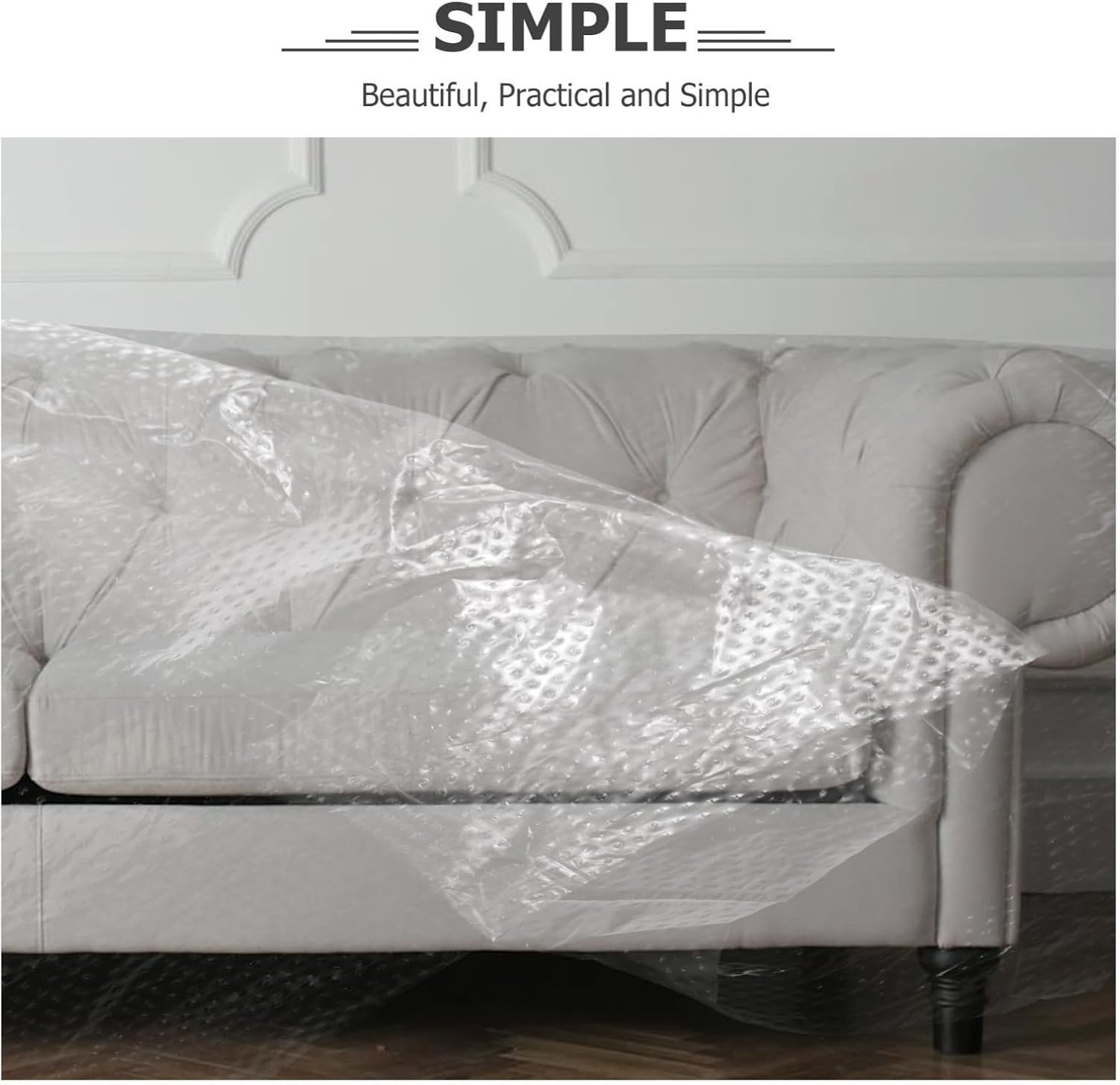 Gadpiparty 3Rolls Pre-Taped Adhesive Masking Film Protective Sheeting for Auto Easy Installation Pe Material for Car image number 3