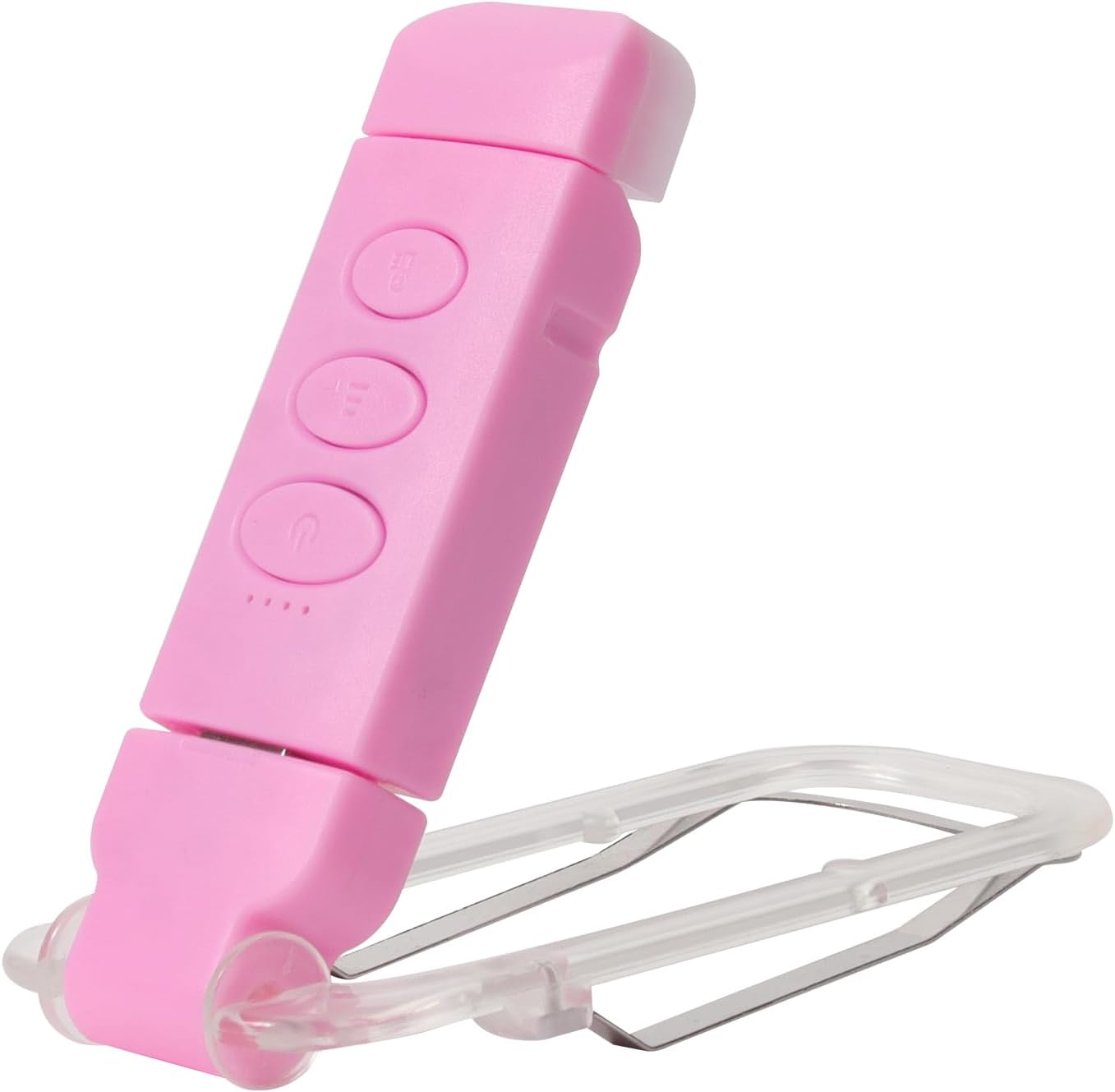 Bsdgeclogy Clip on Book Light, USB Rechargeable Reading Light with 3 Color Modes, 5 Brightness Levels, Flexible Clamp Arm for Bed and Travel(Pink, Clip On)