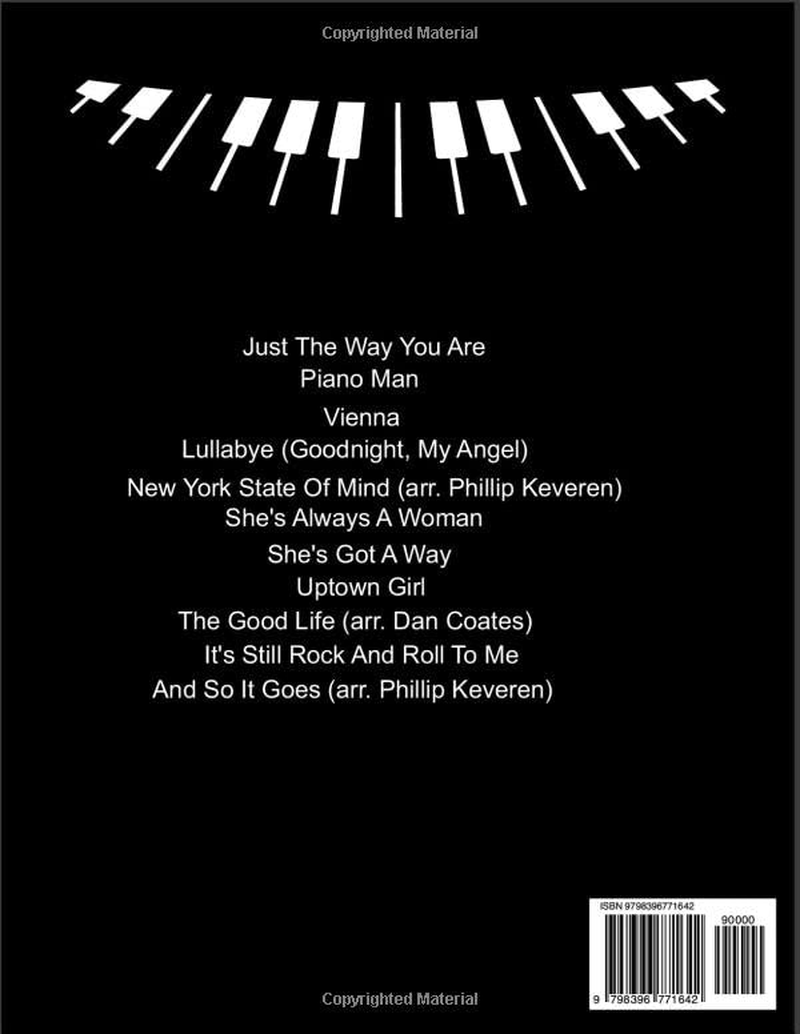 Billy Joel Easy Piano Book: Playlist for Beginner Music Book (Easy Piano) image number 1