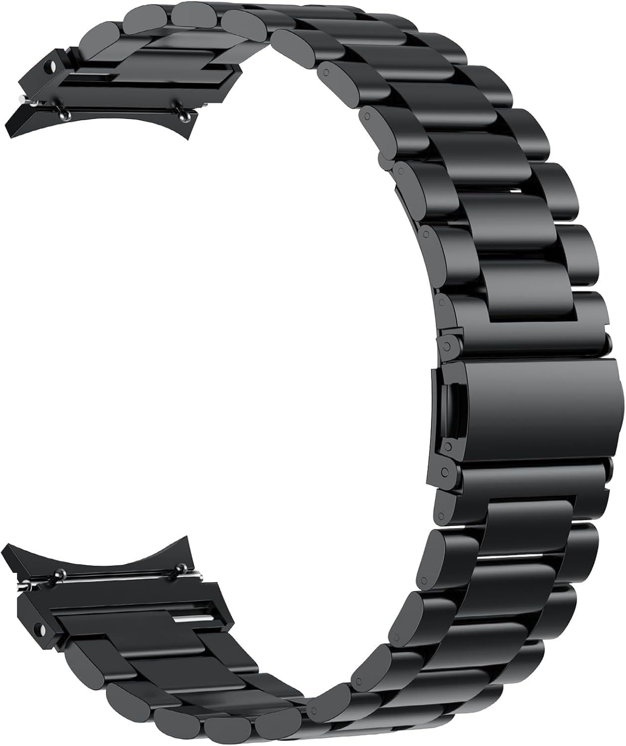 20MM Stainless Steel Band for Samsung Galaxy Watch 7/6/5/4/FE Band 40Mm 44Mm, No Gap Metal Replacement Strap for Galaxy Watch 6 Classic 43Mm 47Mm/5 Pro 45Mm/4 Classic 42Mm 46Mm image number 2