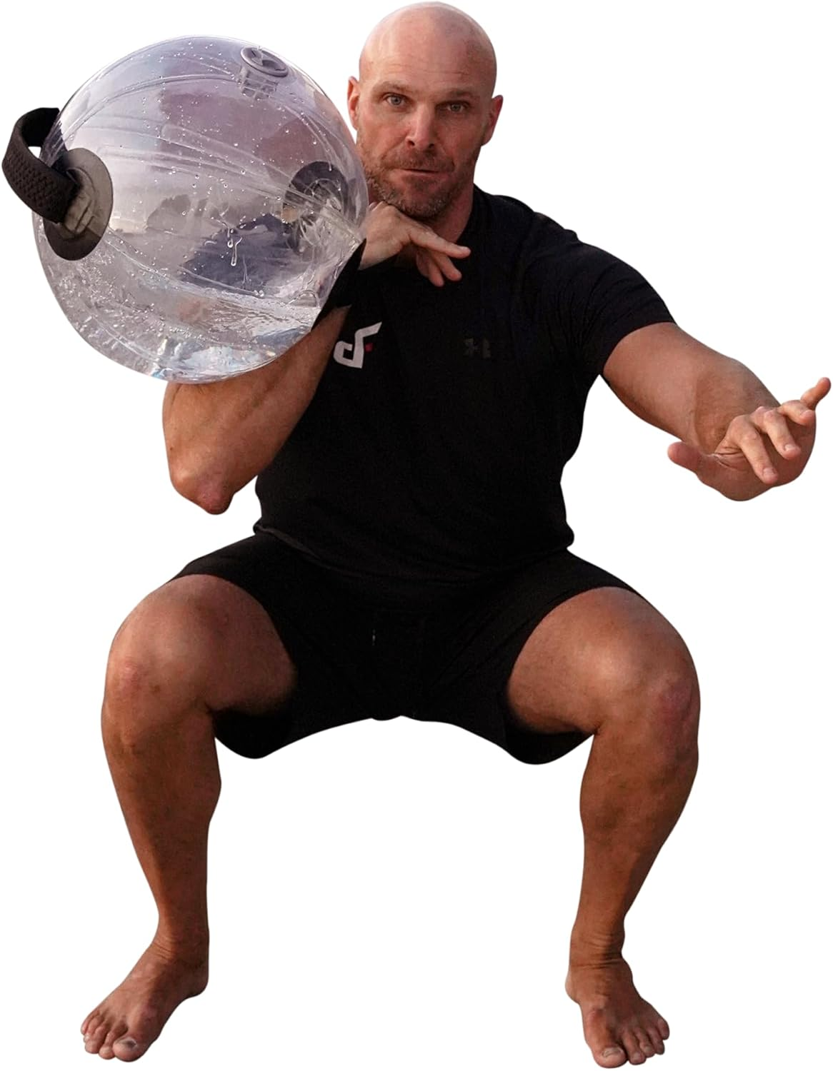 Aqua Ball - Water Weight Medicine Ball for Kettlebell & Barbell Exercises - Strength Training Workout to Improve Core Stability & Balance + Fitness image number 6