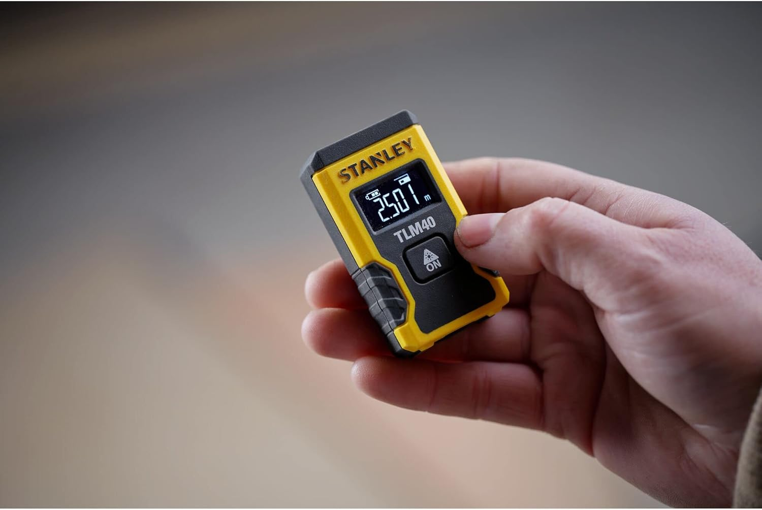 Stanley Pocket Laser Distance Measure 12M (TLM40) STHT77666-0, Black+Yellow image number 2