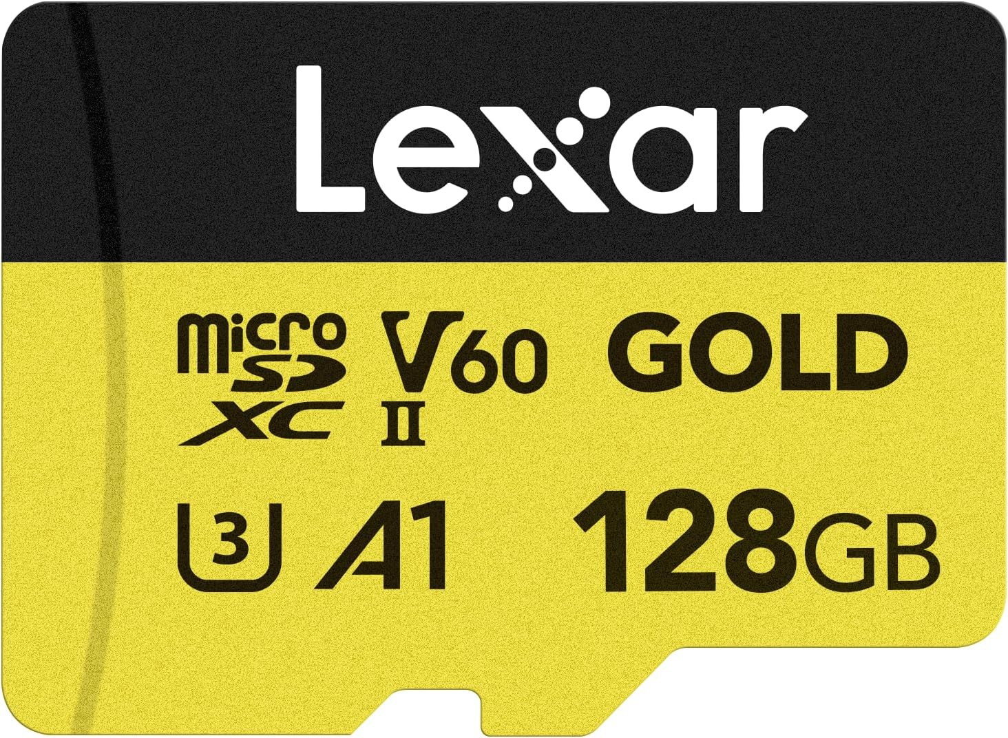Lexar 128GB Professional Gold Micro SD Card, UHS-II, C10, U3, V60, A1, Full HD, 4K, up to 280/100 Mb/S Microsdxc Memory Card, for Drones, Action Cameras, Portable Gaming Devices (LMSGOLD128G-BNNNG) image number 5