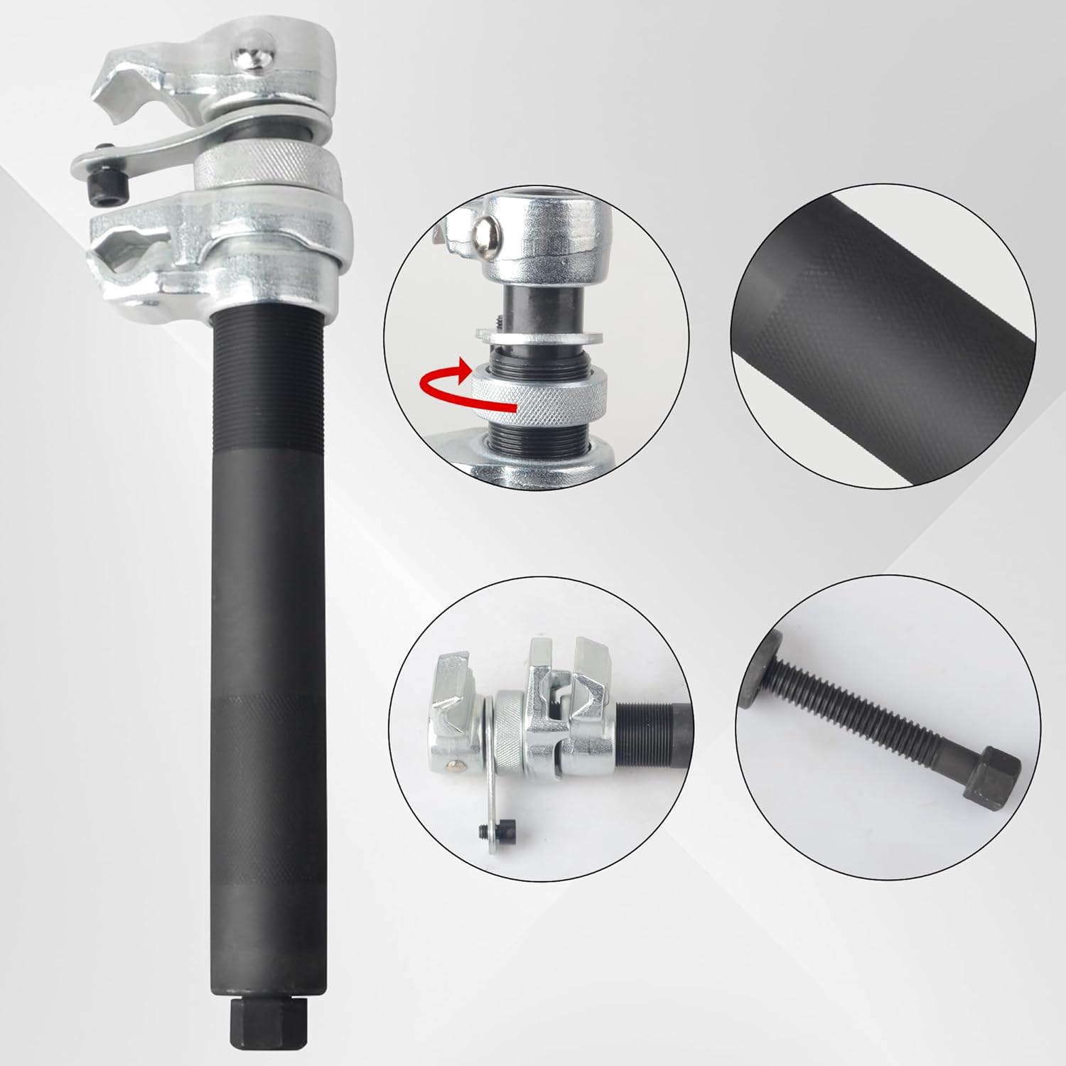 DA YUAN Spring Compressor Tool (2 Pieces) - Heavy Duty Build, Ultra Rugged Coil Spring Compressor, Strong and Durable Spring Compressor with Safety Guard and Carrying Case image number 1