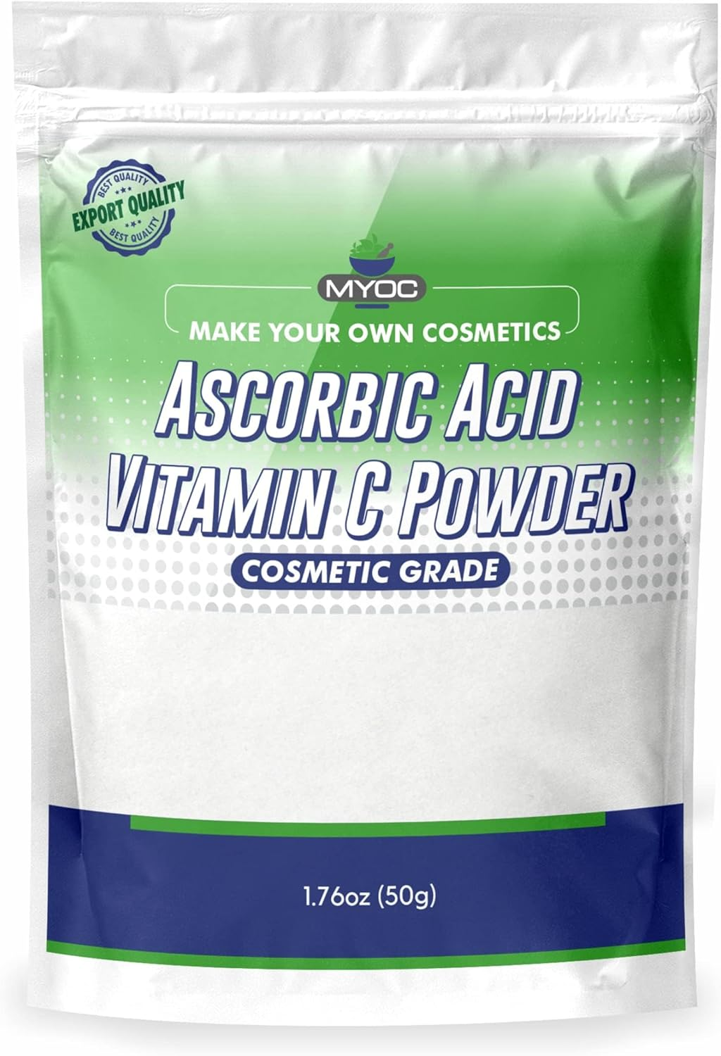 Vitamin C (Ascorbic Acid) 50G | for Skincare, Serums, Cleaning & Pool Stains
