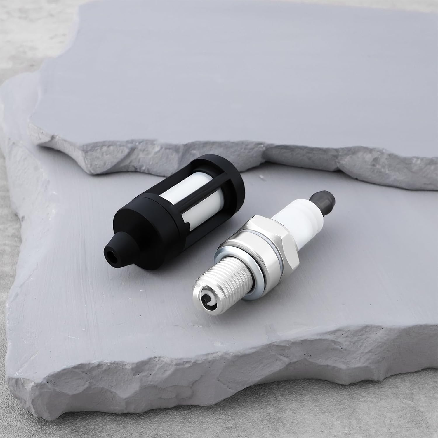 Set of 3Pcs Chainsaw Air Filter Fuel Filter AM5C Spark Plug 1141 120 1600, 0000 350 3518 Compatible with Stihl MS231 MS251C image number 4