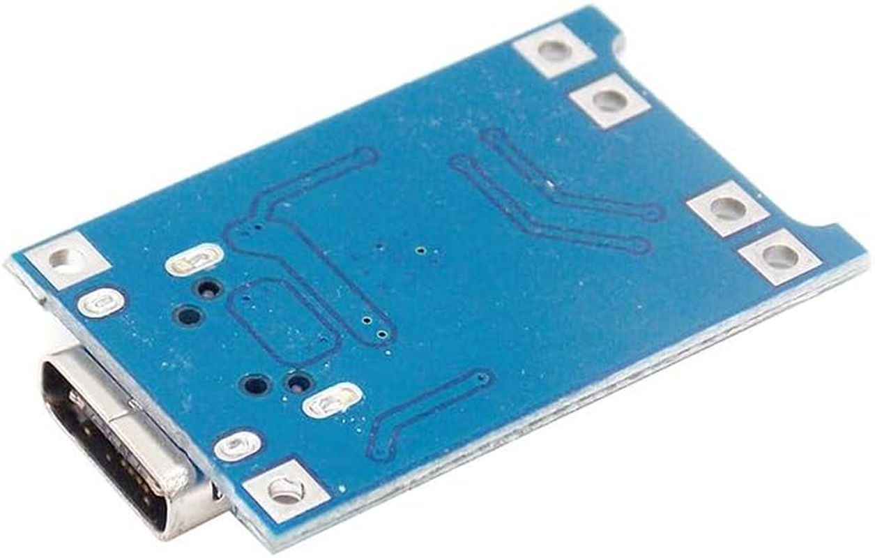 10Pcs TP4056 5V 1A USB Type-C 18650 Lithium Battery Charging and Protection Board