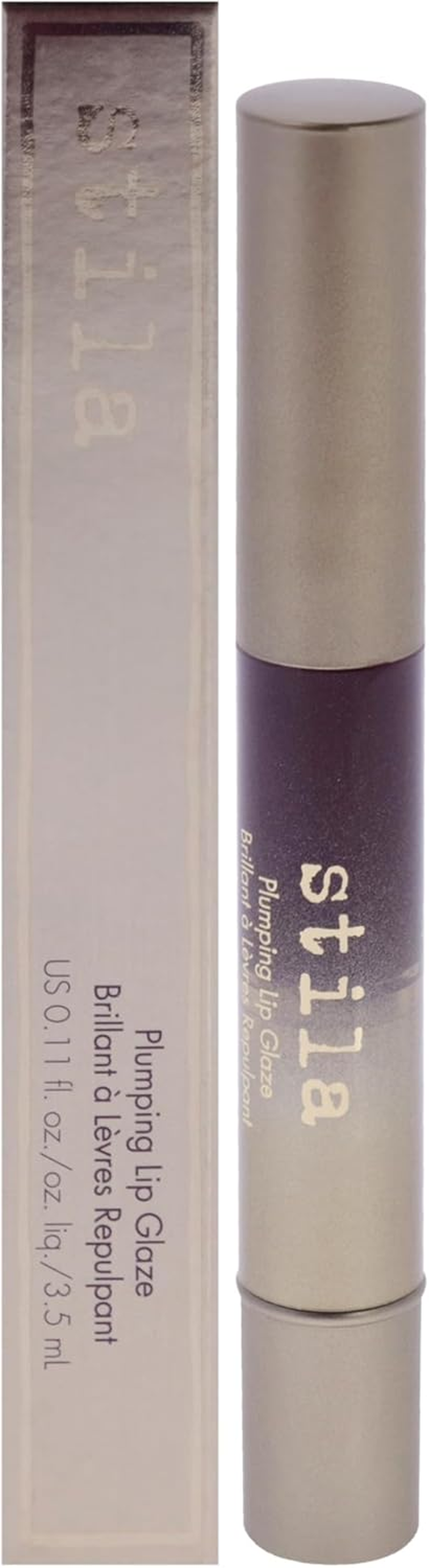 Plumping Lip Glaze - Hazelnut by Stila for Women - 0.11 Oz Lip Gloss