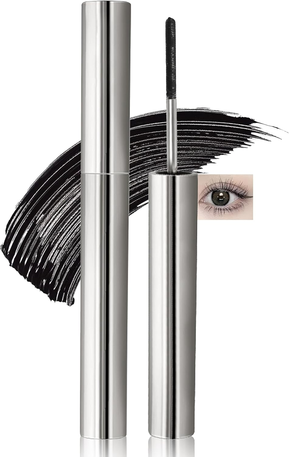 Erinde Eyelash Primer, Volumizing & Lengthening Waterproof Mascara Base, Strengthens Lashes, Smudge-Proof, Long-Lasting, Nourishing Formula for Enhanced Mascara Results, Black