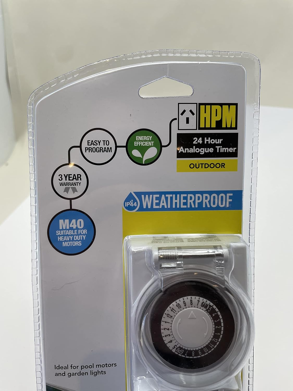 Hpm 24Hr Heavy Duty IP44 Outdoor Timer image number 4