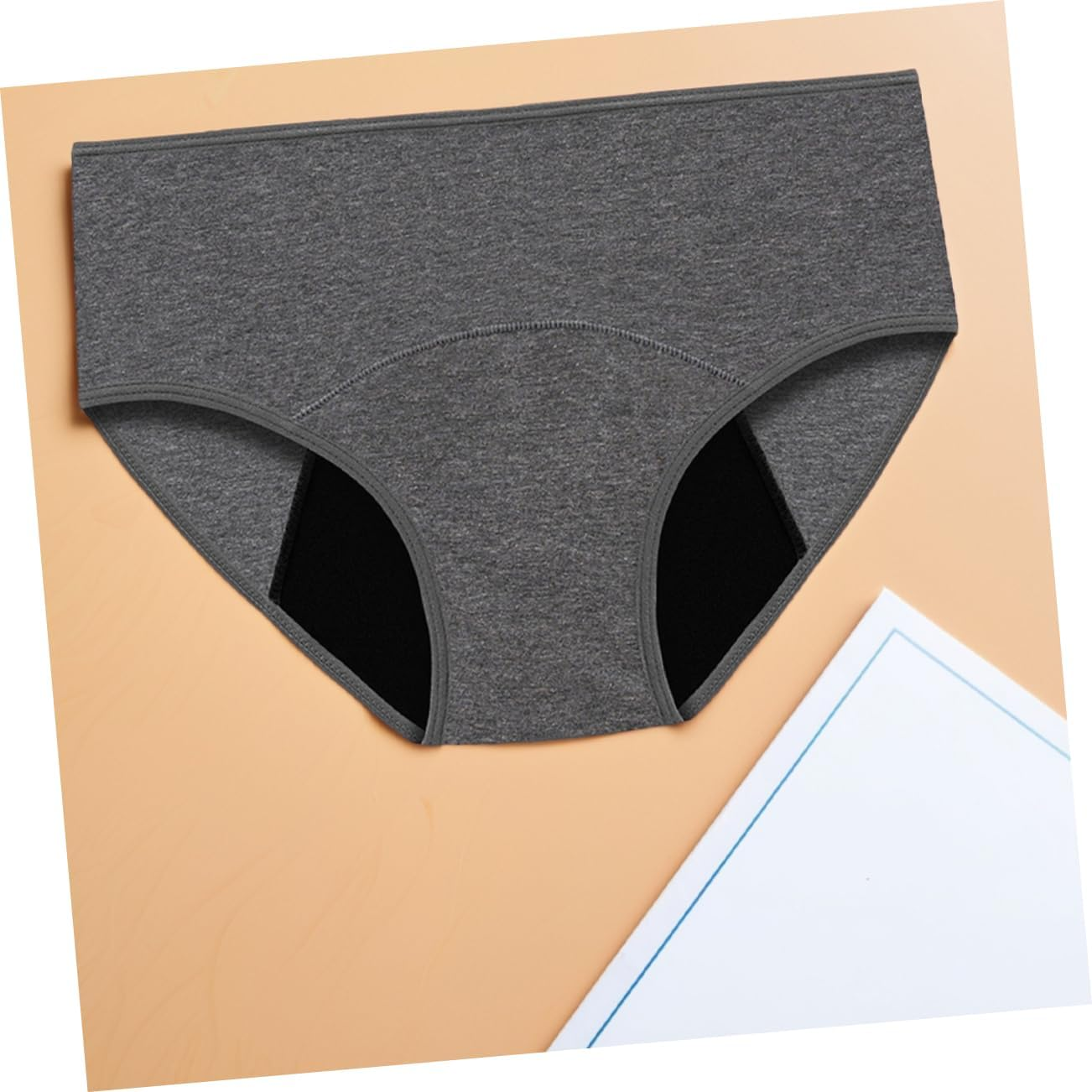 Ipetboom 3Pcs Comfortable Women'S Menstrual Panties Absorbent Postpartum Briefs for Leak Protection image number 2