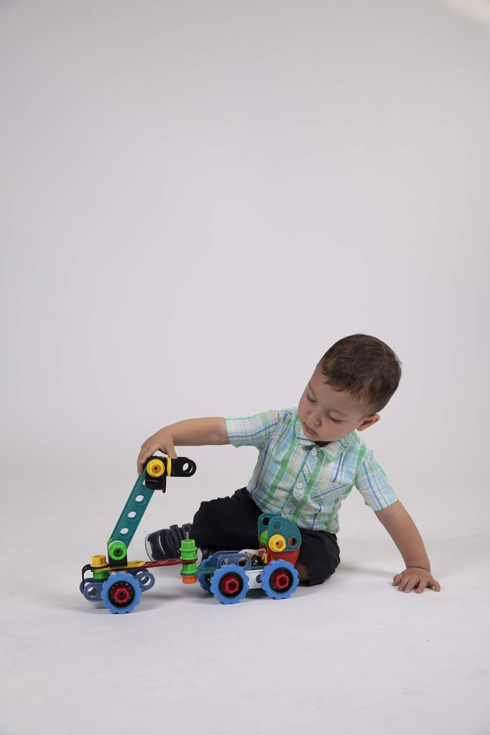 Quercetti Tecno Jumbo Toolbox 92 Pieces Set image number 1