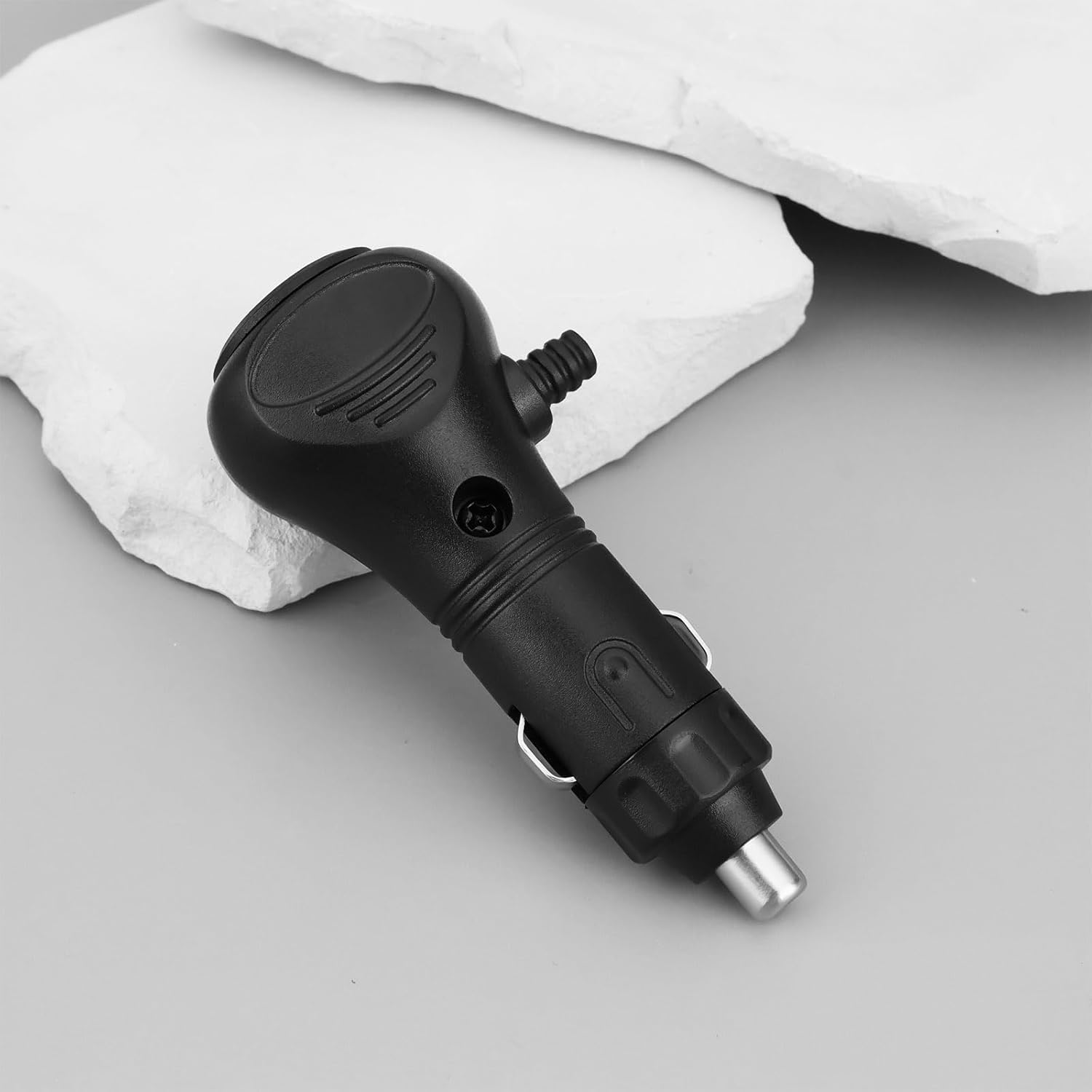 2Pcs DC 12V/24V Car Cigarette Lighter Switch Power Socket with LED Indicator with 5A Fuse