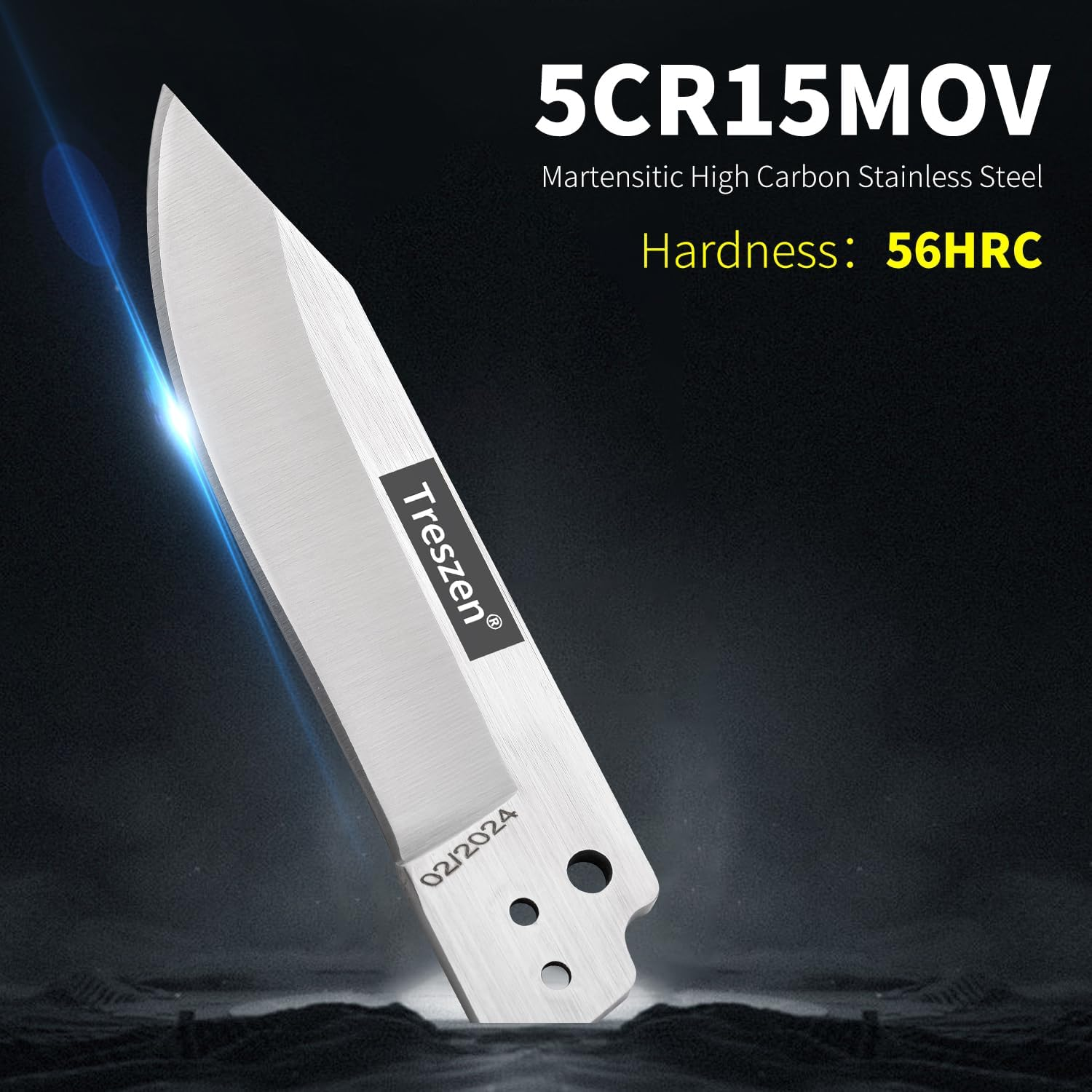 Treszen 6.9 Inch, Fishing Camping Folding Knife, Pocket Knife Outdoor Utility Knife (Gold) image number 3