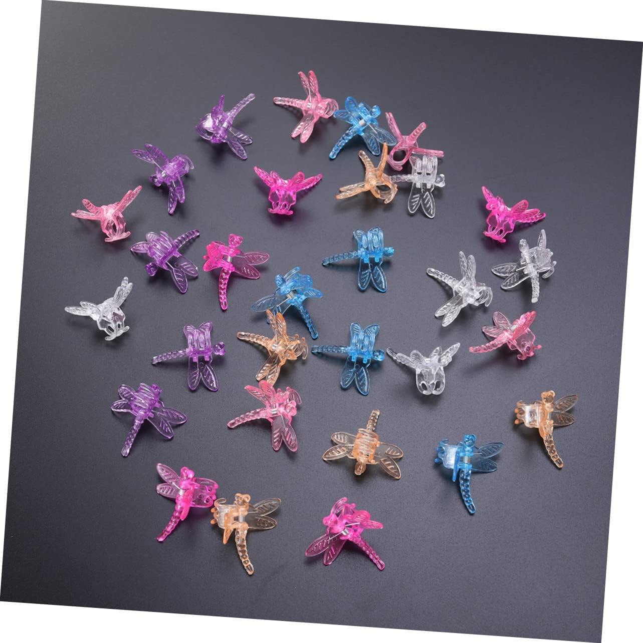 OFFSCH 120Pcs Ladybug Shaped Plant Support Clips Creative Vine Fixed Clips for Gardening Safe Flower Cutting Holder Random Color