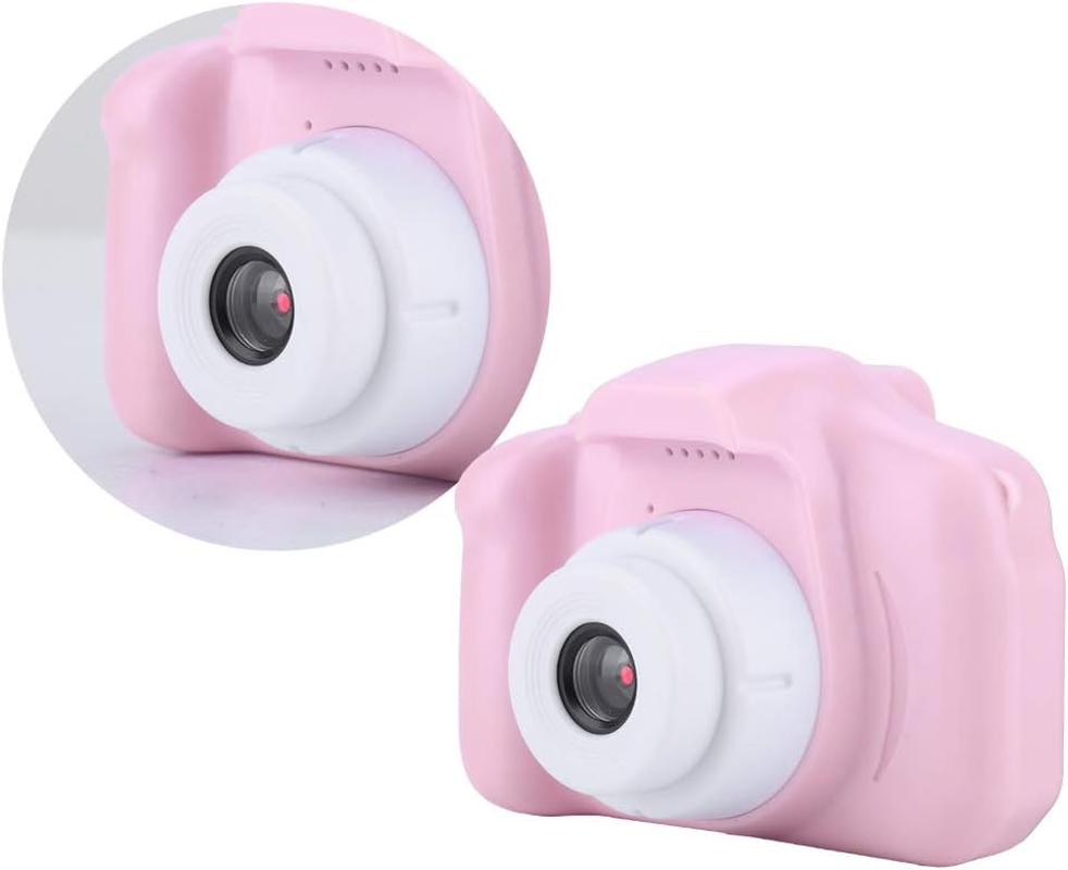 Digital Camera, One-Button Digital Gift 1080P Color Display Kid Camcorder Mini for Photo Taking(Pink) image number 5