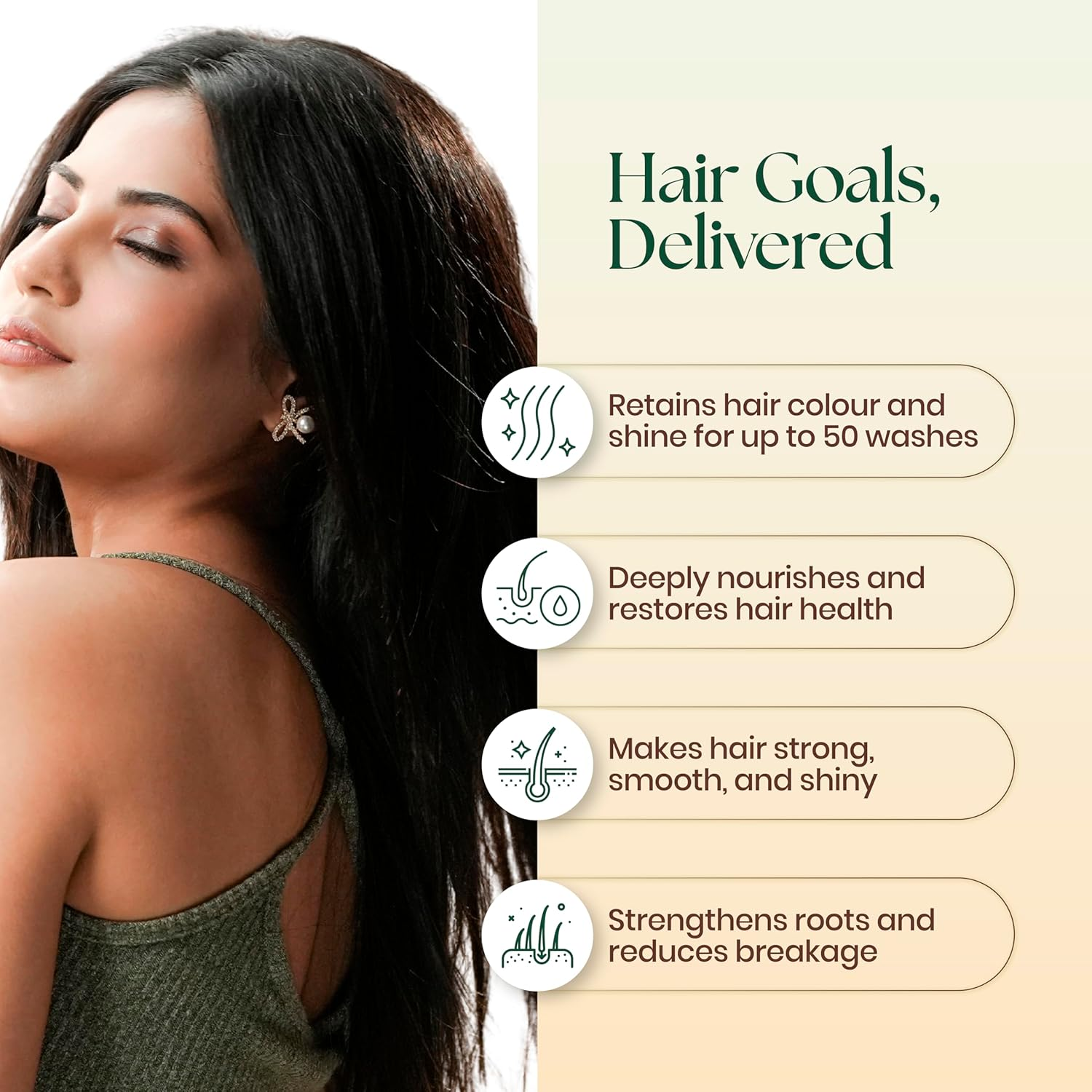 Moha: Sulfate-Free Herbal Hair Shampoo 200 ML, Mild Shampoo for Daily Use for All Hair Types with Goodness of Proven Herbs for Gentle Hair Cleansing & Hair-Fall Control. image number 4