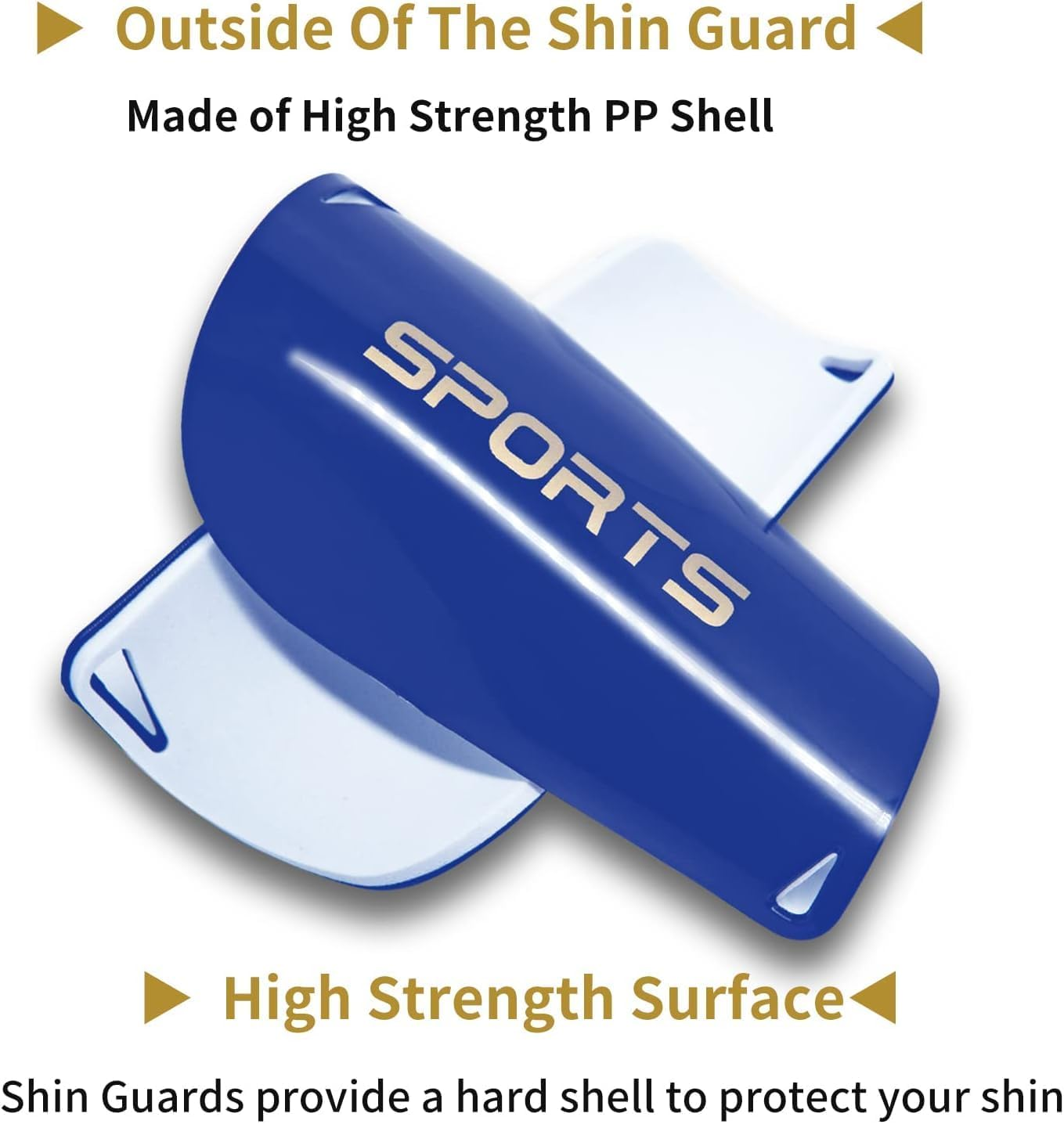 Kids Youth Soccer Shin Guards, Shin Pads and Shin Guard Sleeves for 3-15 Years Old Boys and Girls for Football Games, EVA Cushion Protection Reduce Shocks and Injuries(L 4'7" - 5'8" Tall) image number 5