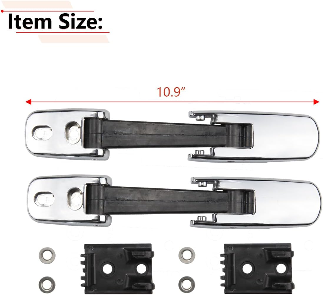 RLB-HILON 1Pair Hood Latch Compatible with Kenworth T170 T270 T330 T370 T660, for Peterbilt 325 335 337 340 348 384 386 567 569 579, for Mack CH612 CH613, for Blue Bird Vision School Bus image number 1