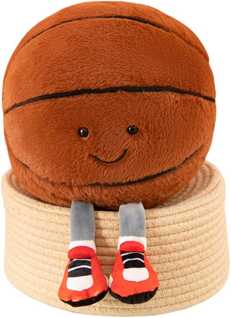 XIGUI 13 Inch Basketball Pillow Plush - Soft Sports Stuffed Animal for Boys and Girls - Room Decor Gift image number 1