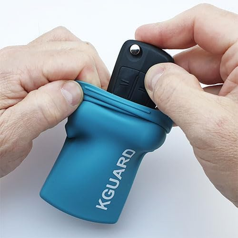Kguard K IPX8 Waterproof Car Electronic Key Bag &ndash; Enhanced and Certified Protection for Water and Outdoor Activities: Surfing, Sup, Kitesurfing, Windsurfing, Swimming and More, Turquoise, IPX8 image number 4