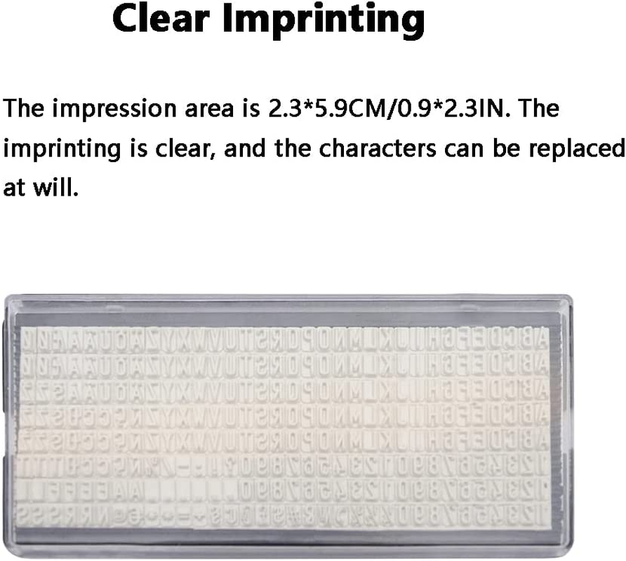 Tophomer Personalised Name Stamp, 5 Line Self-Inking Label Stamp, 59 X 23Mm Custom Phrase Dater Message Address Text Stamp, Business Office Teacher Stamp image number 4