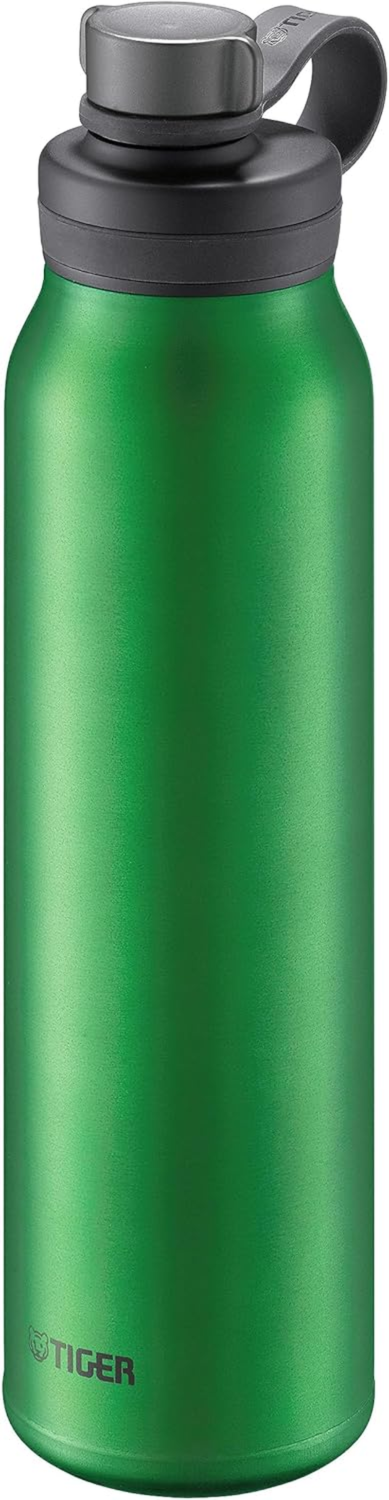 Tiger Thermos Water Bottle, 0.3 Gal (1.2 L), Vacuum Insulated Carbonated Bottle, Stainless Steel Bottle, Sports Drink, Beer OK, Large Capacity, Cold Insulation, Growler, MTA-T120GE Emerald (Green)
