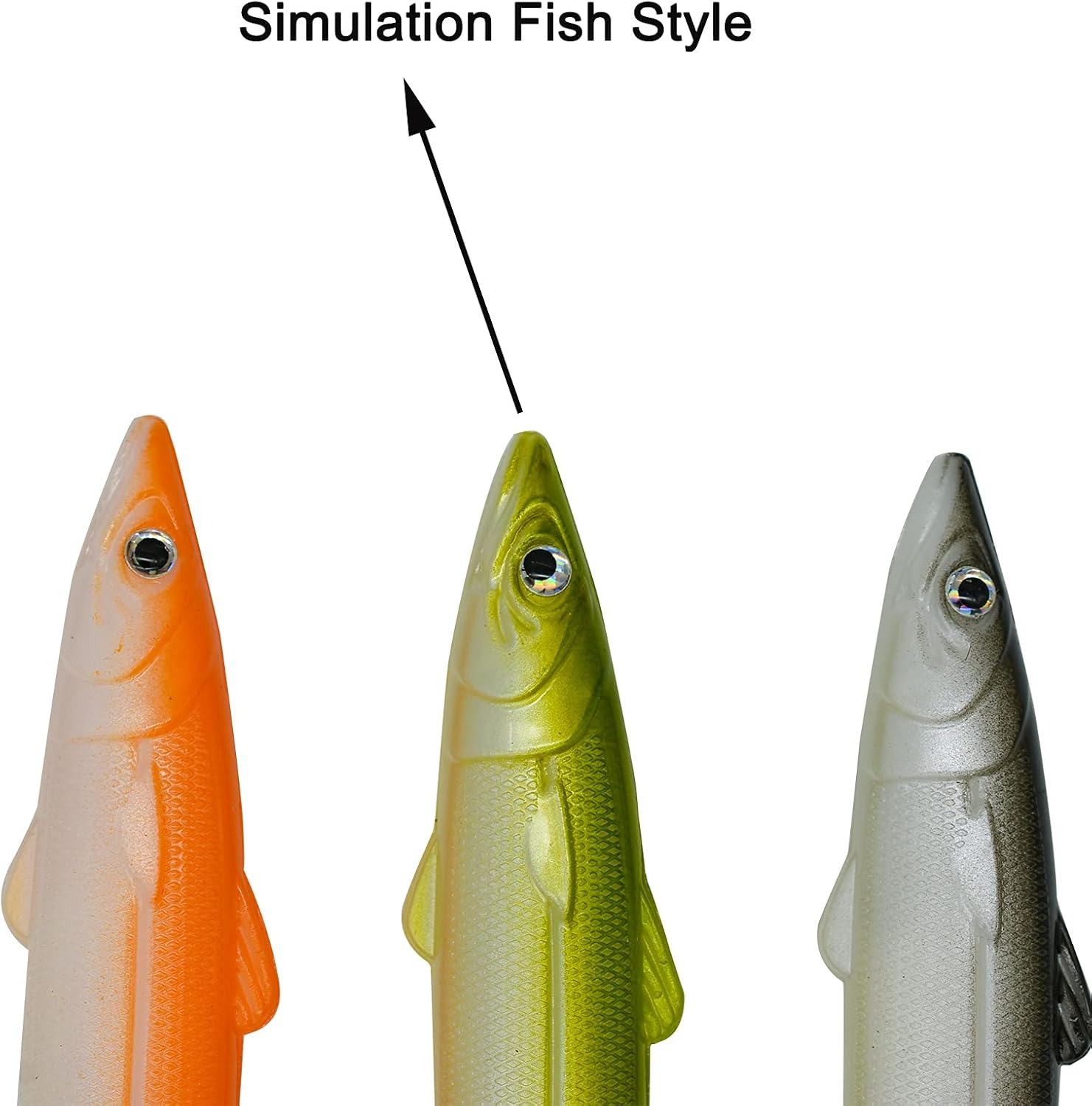 Maydahui 6PCS Fish Ballpoint Pen Creative Novelty Pens Simulation Model Black Ink for School Office Girls Fishing Enthusiast image number 3