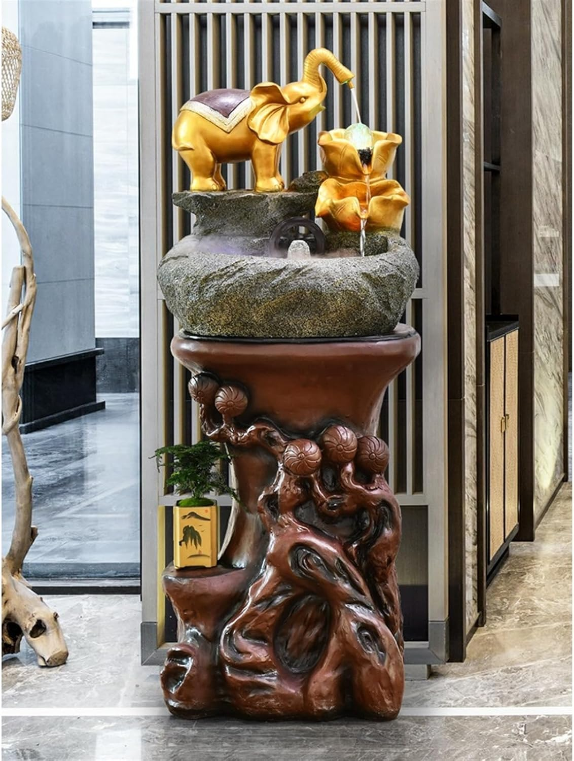 Outdoor Fountain Chinese Water Fountain Decoration, Living Room Courtyard Floor Circulating image number 1