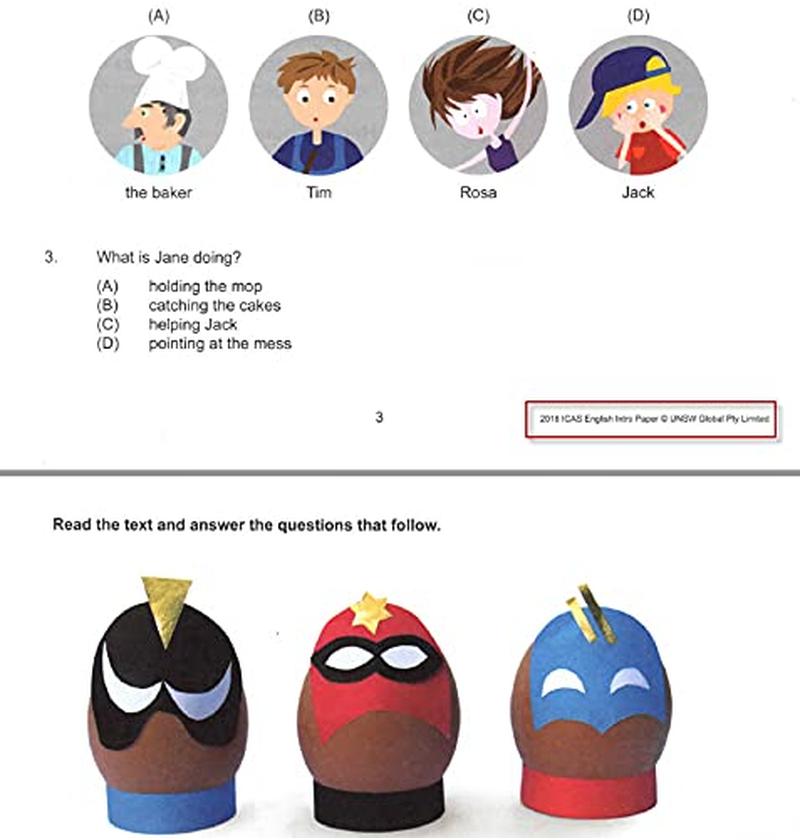 ICAS past Papers with Answers - Grade / Year 2 (Introductory Paper) Full Set