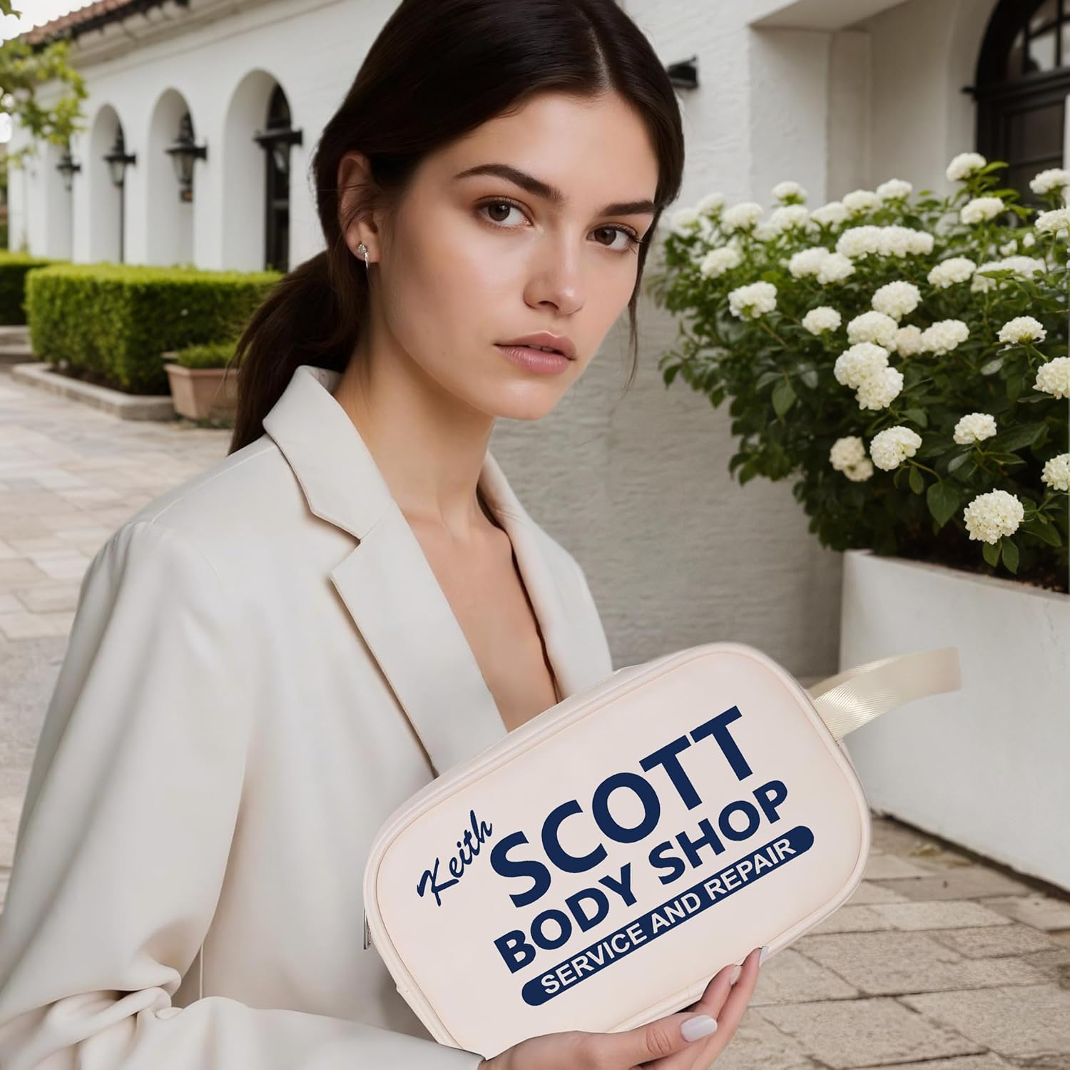 Lywjyb Birdgot Family TV Show Clear Makeup Bag Keith Scott Body Shop Merch OTH Gift 2000Stv Show Gift, Scott Cbag, Beauty image number 1